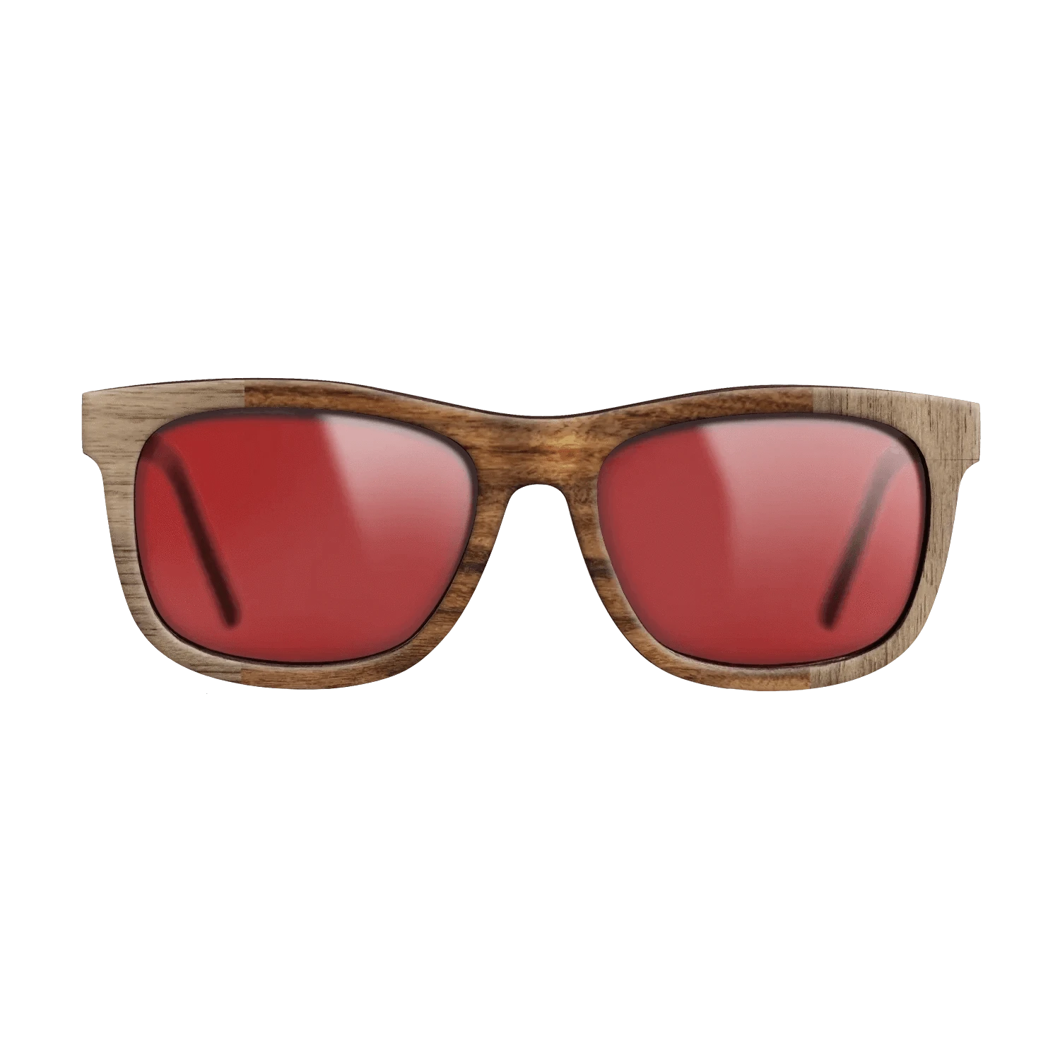 Walnut: Straight Grain,Santos Rosewood Light: Bauhaus - The Hero - Square - SIRIS wood optic