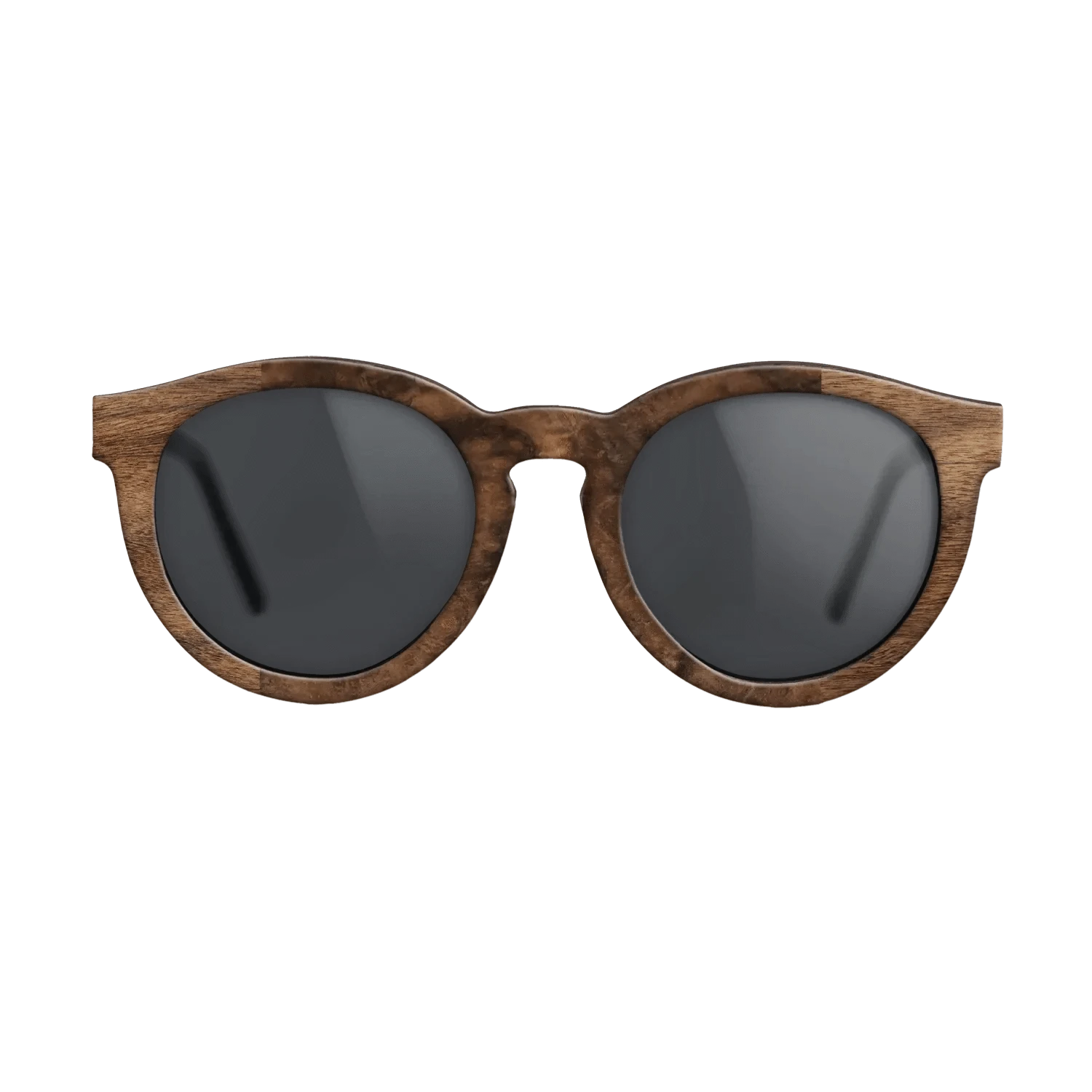 Walnut Claro Dark,Walnut Burl: Bauhaus - The Rebel - Round - SIRIS wood optic
