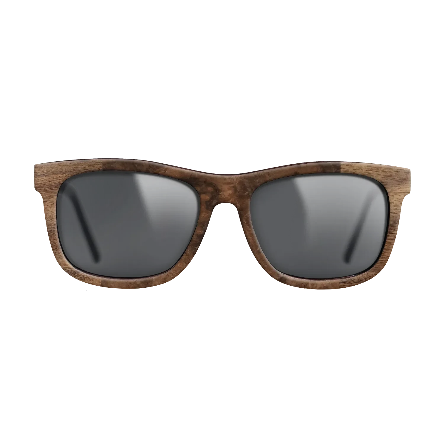 Walnut Claro Dark,Walnut Burl: Bauhaus - The Hero - Square - SIRIS wood optic