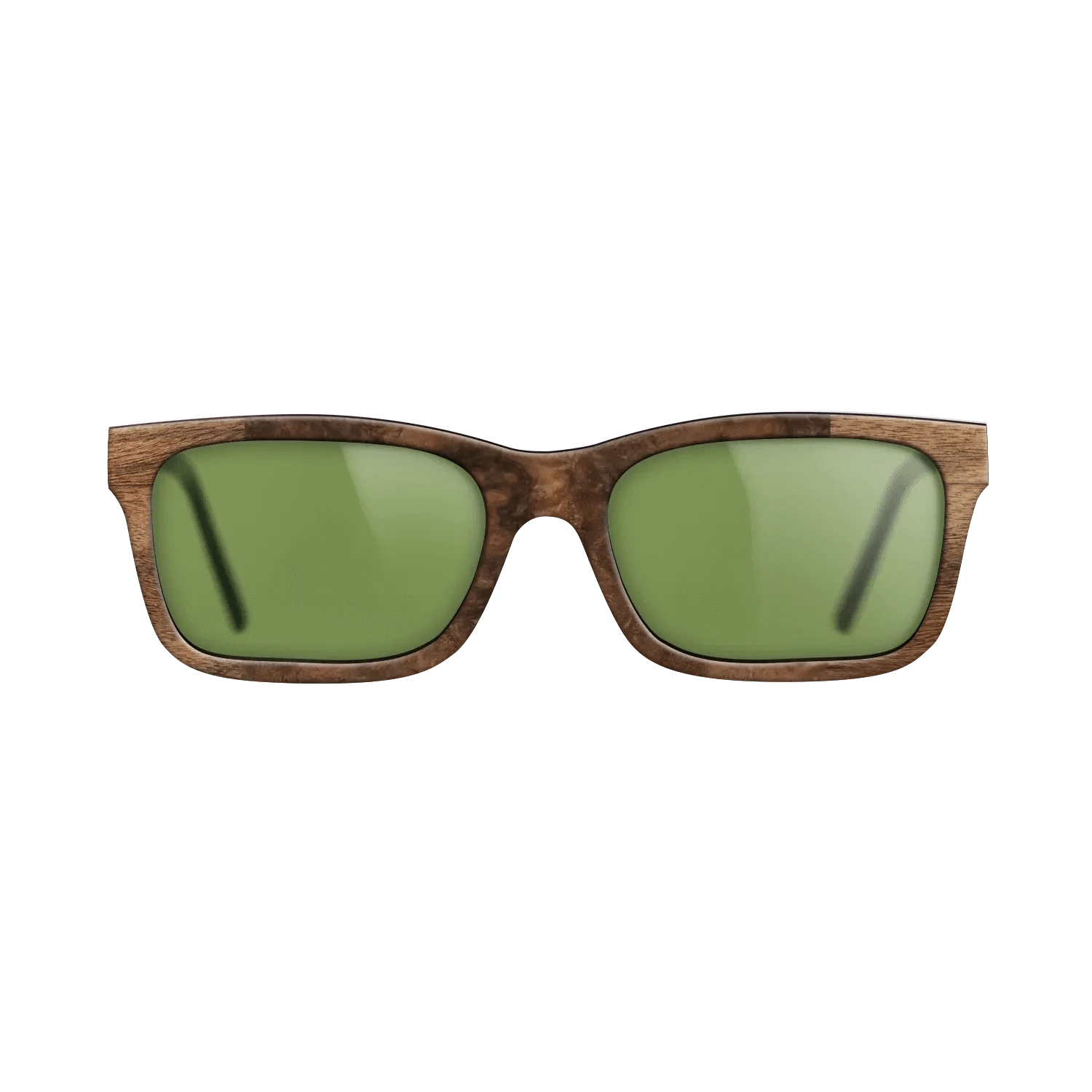 Walnut Claro Dark,Walnut Burl: Bauhaus - The Sage - Rectangle - SIRIS wood optic