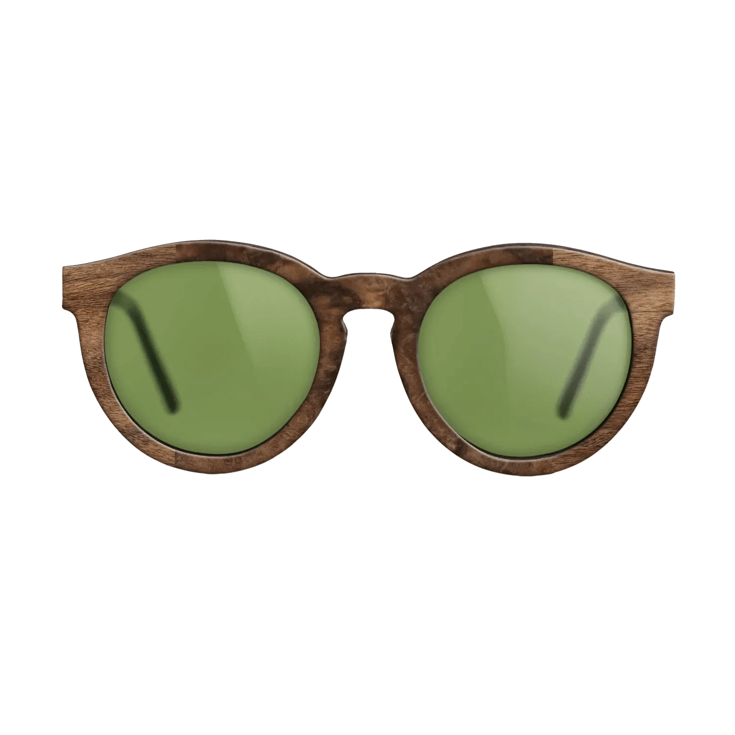 Walnut Claro Dark,Walnut Burl: Bauhaus - The Rebel - Round - SIRIS wood optic