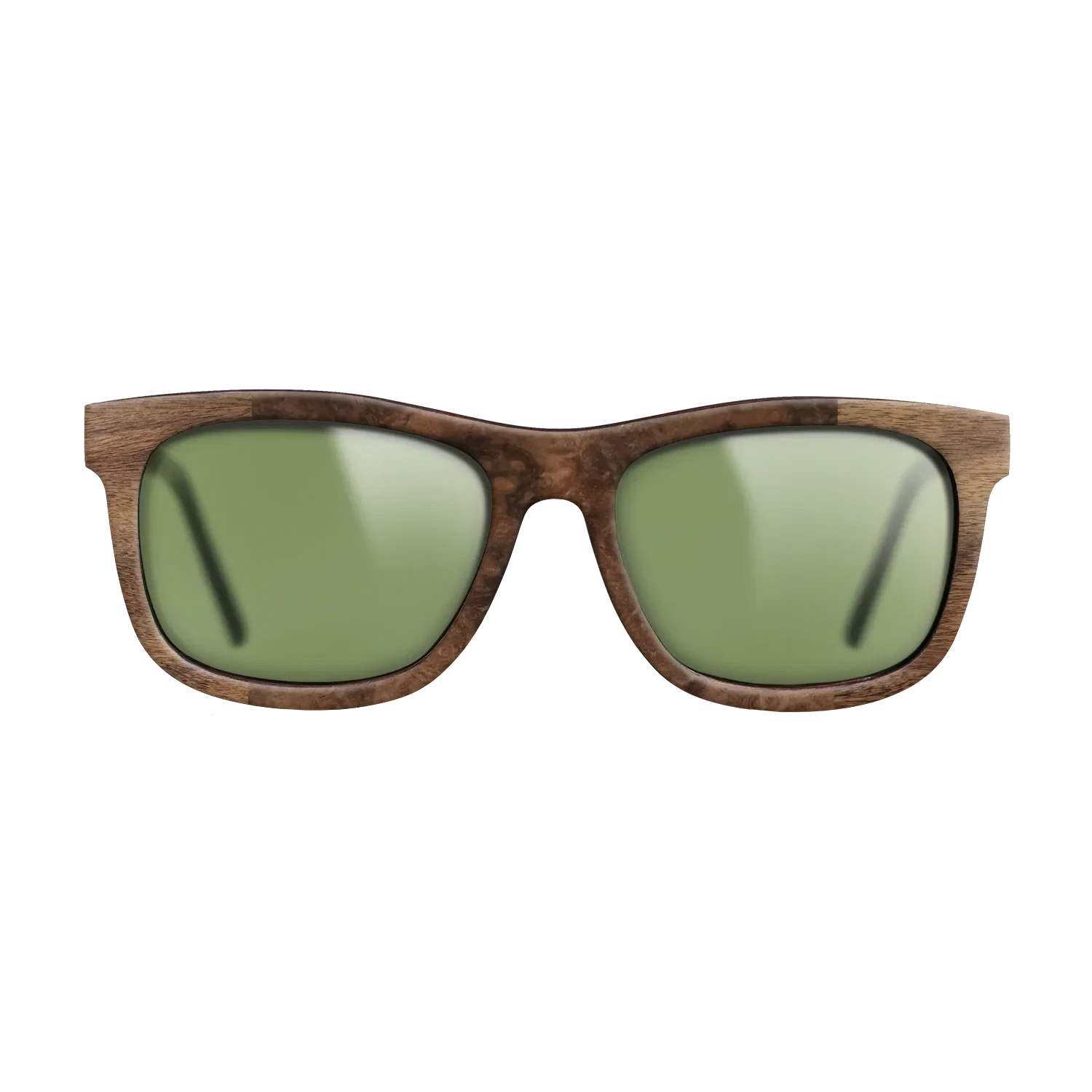 Walnut Claro Dark,Walnut Burl: Bauhaus - The Hero - Square - SIRIS wood optic