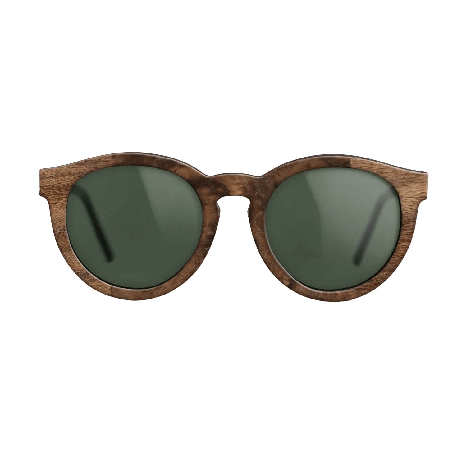 Walnut Claro Dark,Walnut Burl: Bauhaus - The Rebel - Round - SIRIS wood optic