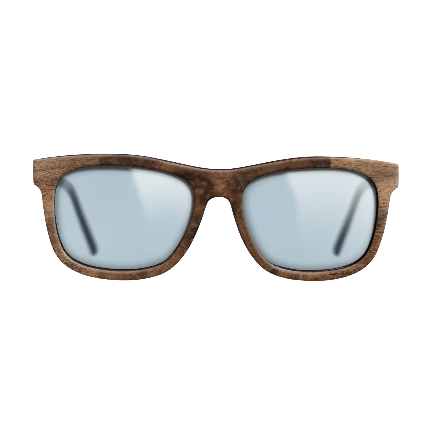 Walnut Claro Dark,Walnut Burl: Bauhaus - The Hero - Square - SIRIS wood optic