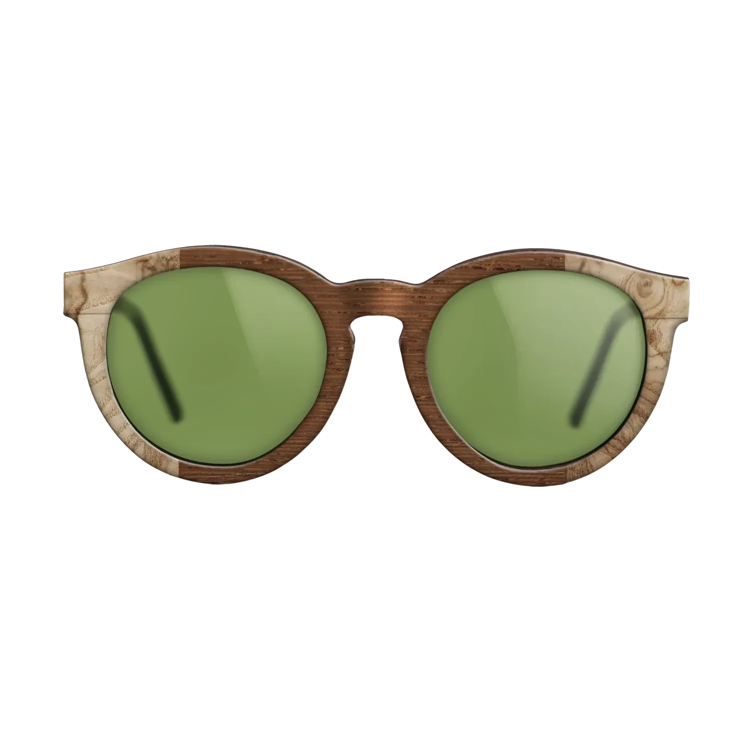 Olive Burl,Wenge: Bauhaus - The Rebel - Round - SIRIS wood optic