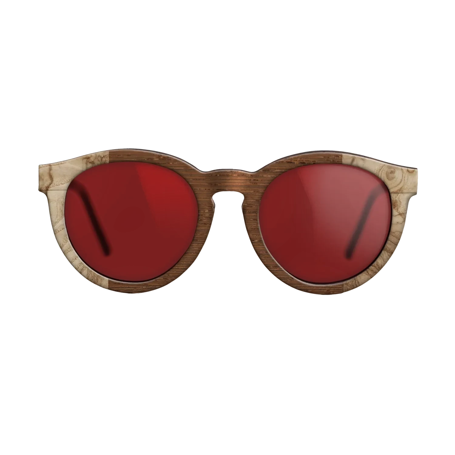 Olive Burl,Wenge: Bauhaus - The Rebel - Round - SIRIS wood optic