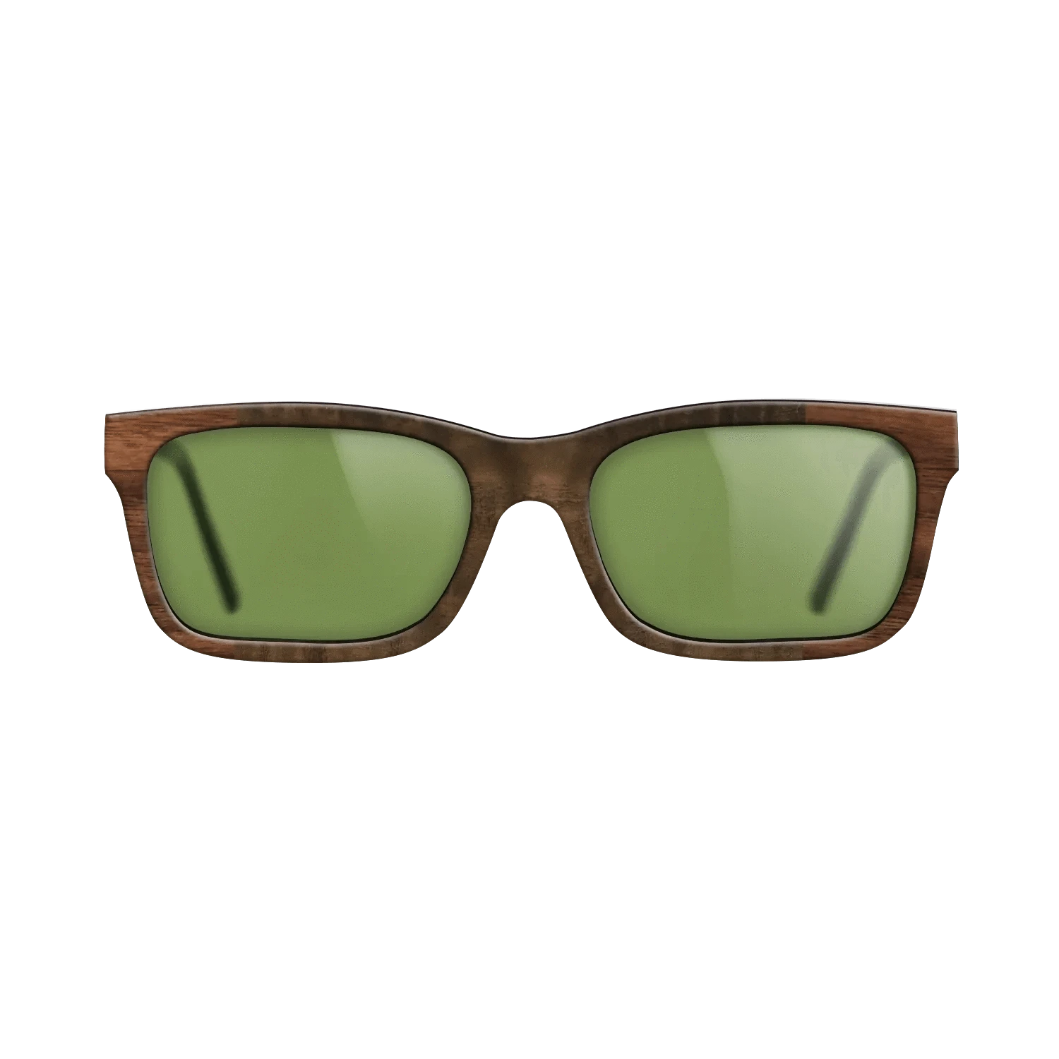 Walnut Burl,Walnut Claro Dark: Bauhaus - The Sage - Rectangle - SIRIS wood optic