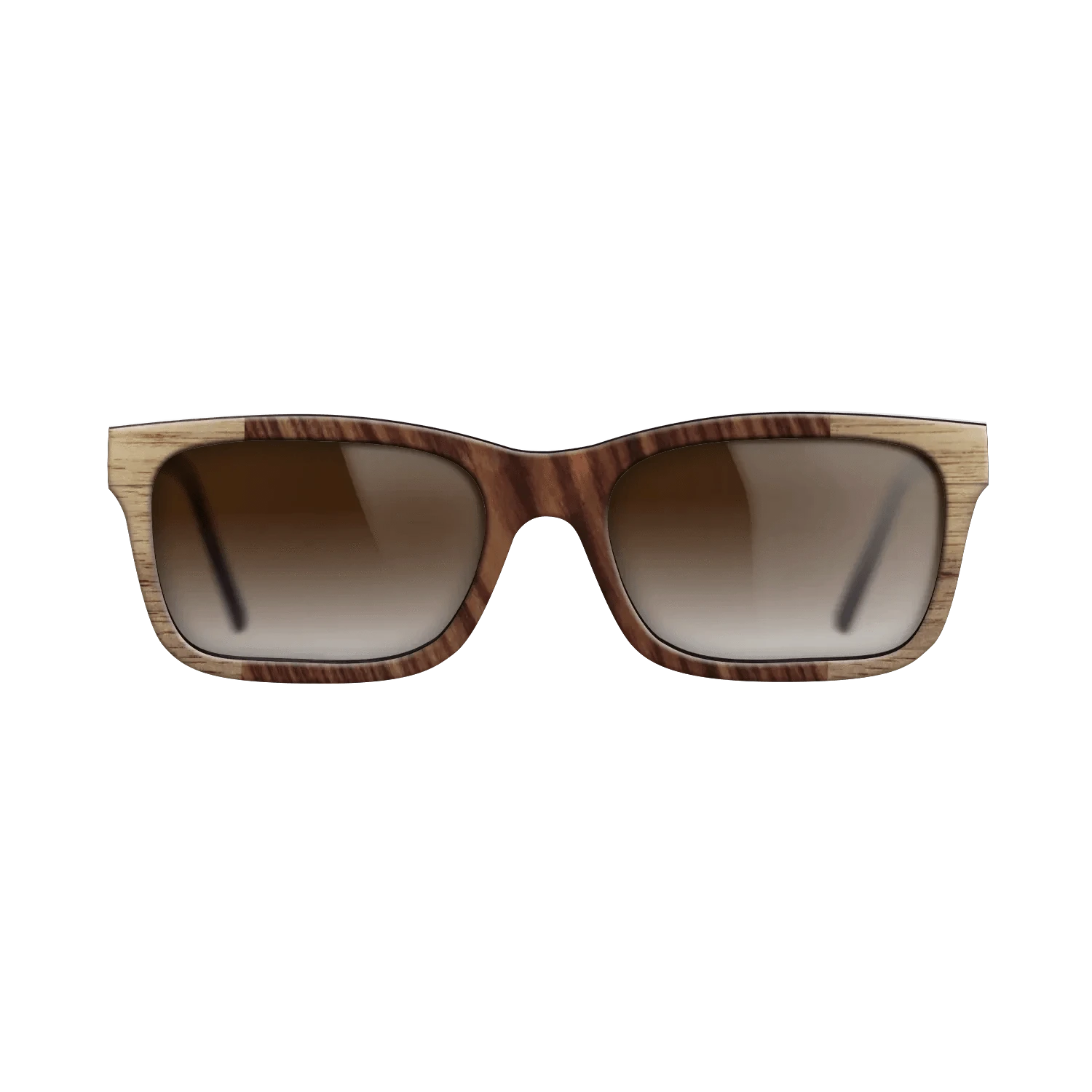 Walnut: Straight Grain,Kingwood: Bauhaus - The Sage - Rectangle - SIRIS wood optic