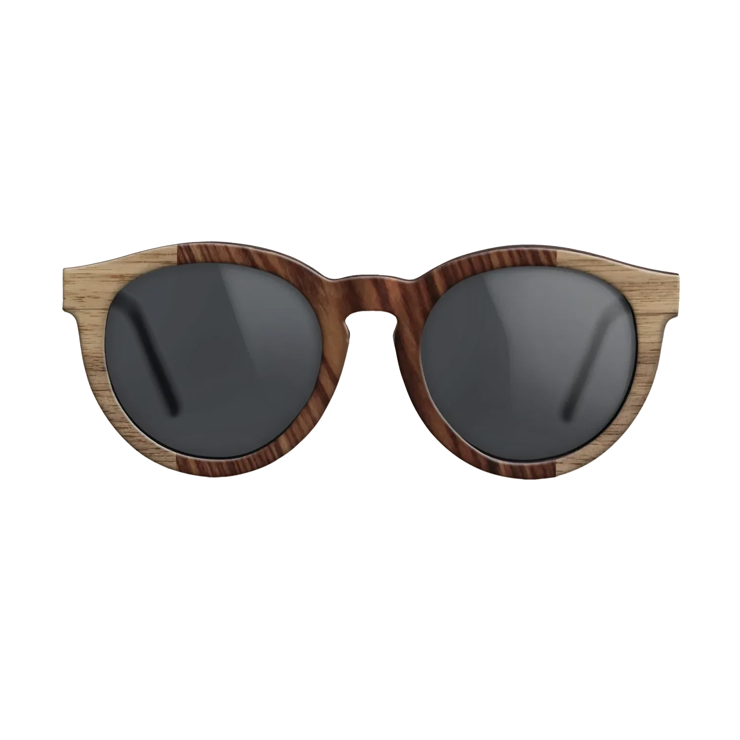Walnut: Straight Grain,Kingwood: Bauhaus - The Rebel - Round - SIRIS wood optic
