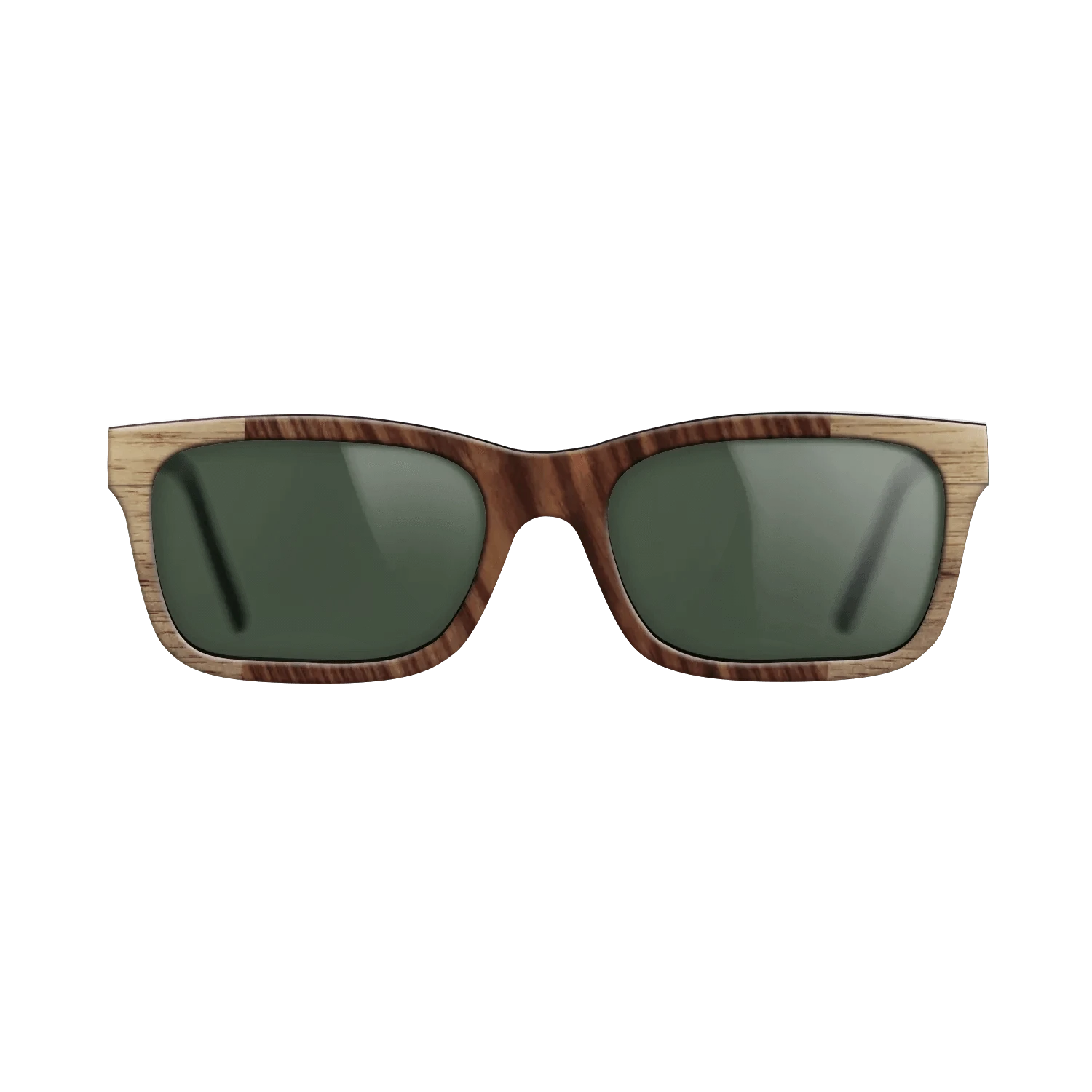 Walnut: Straight Grain,Kingwood: Bauhaus - The Sage - Rectangle - SIRIS wood optic