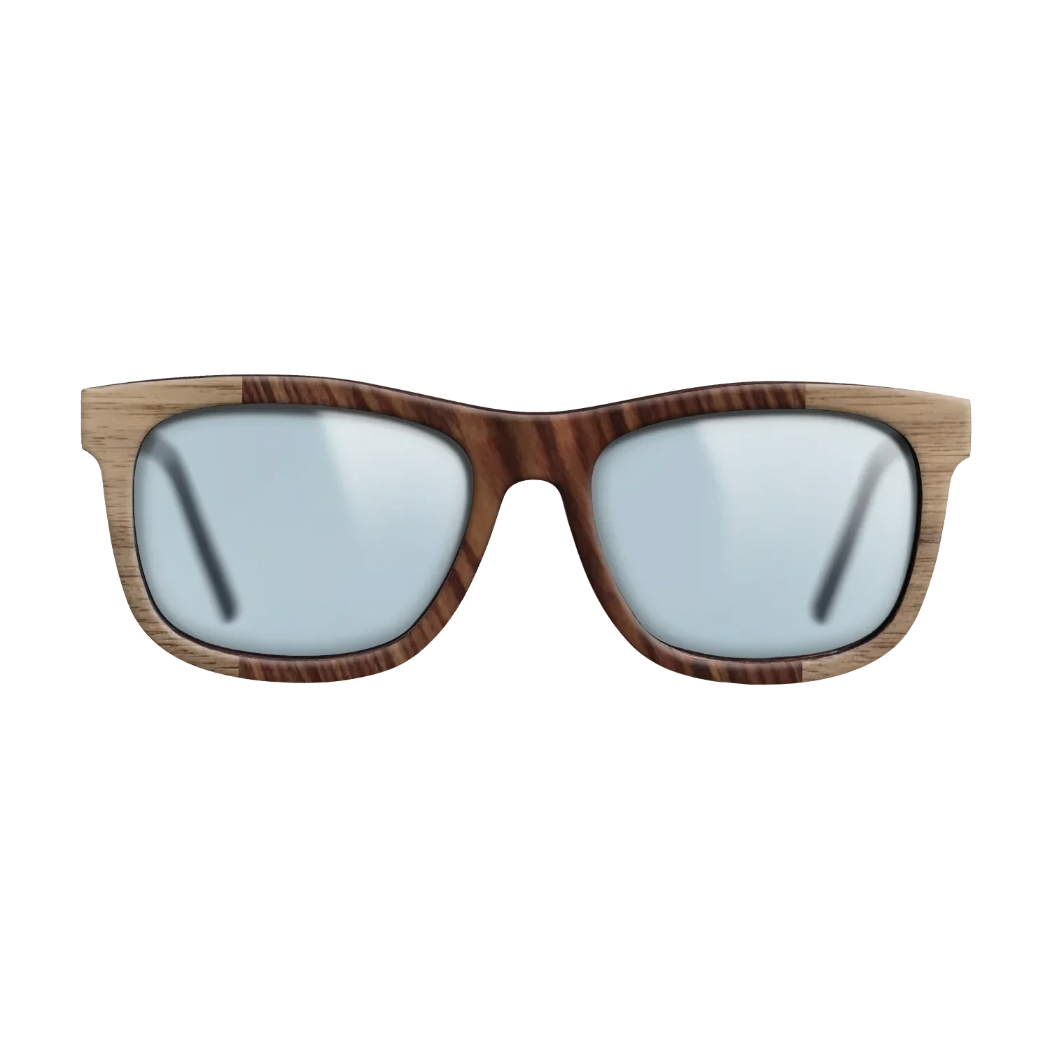 Walnut: Straight Grain,Kingwood: Bauhaus - The Hero - Square - SIRIS wood optic