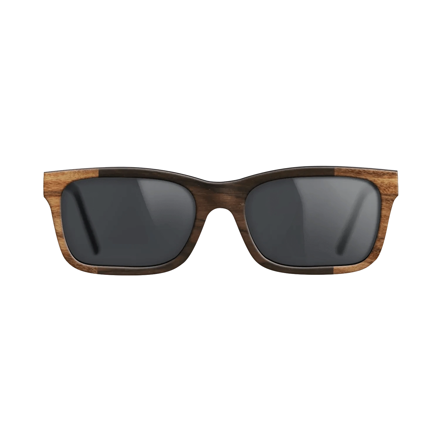 Ziricote Dark Quartered,Santos Rosewood Light: Bauhaus - The Sage - Rectangle - SIRIS wood optic