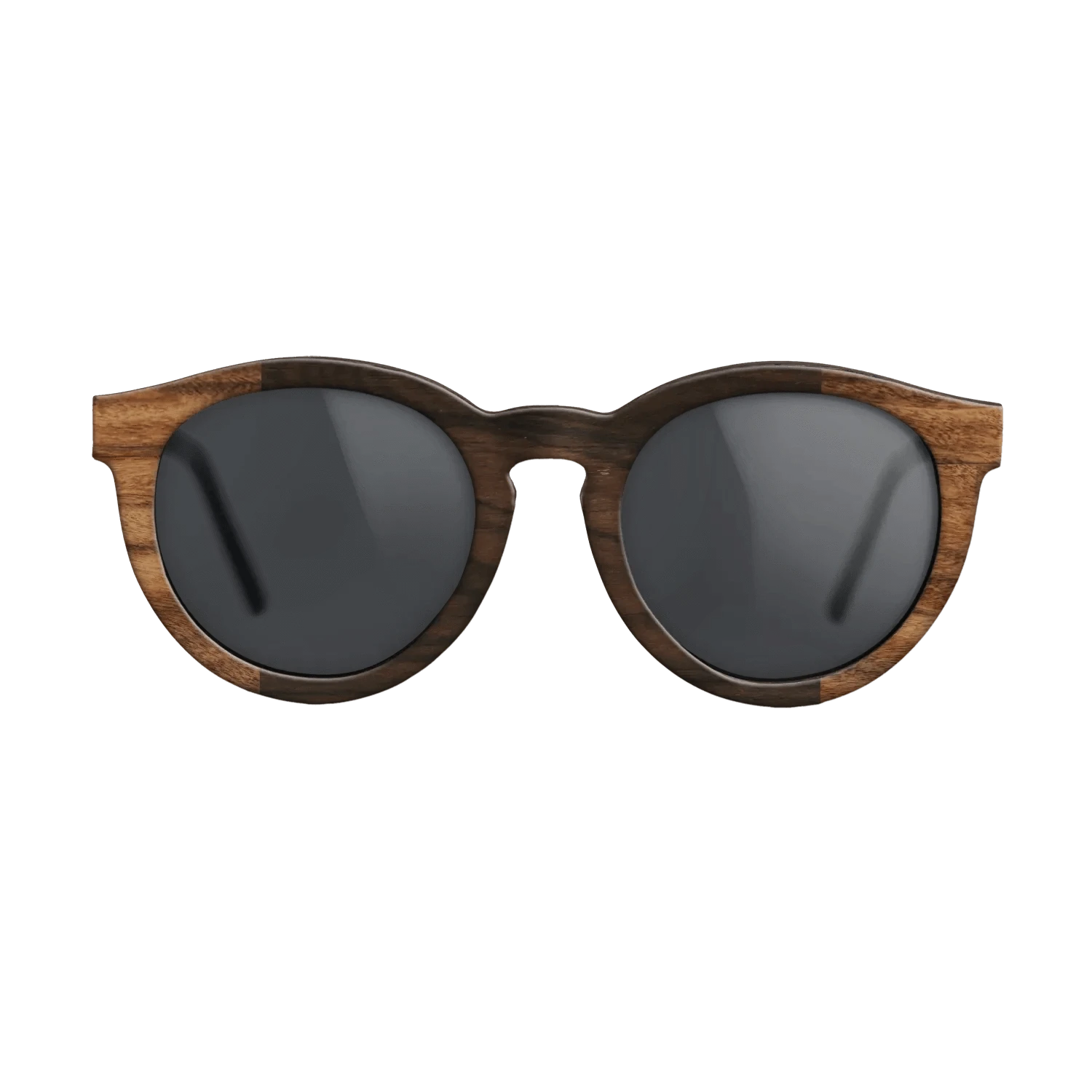 Ziricote Dark Quartered,Santos Rosewood Light: Bauhaus - The Rebel - Round - SIRIS wood optic