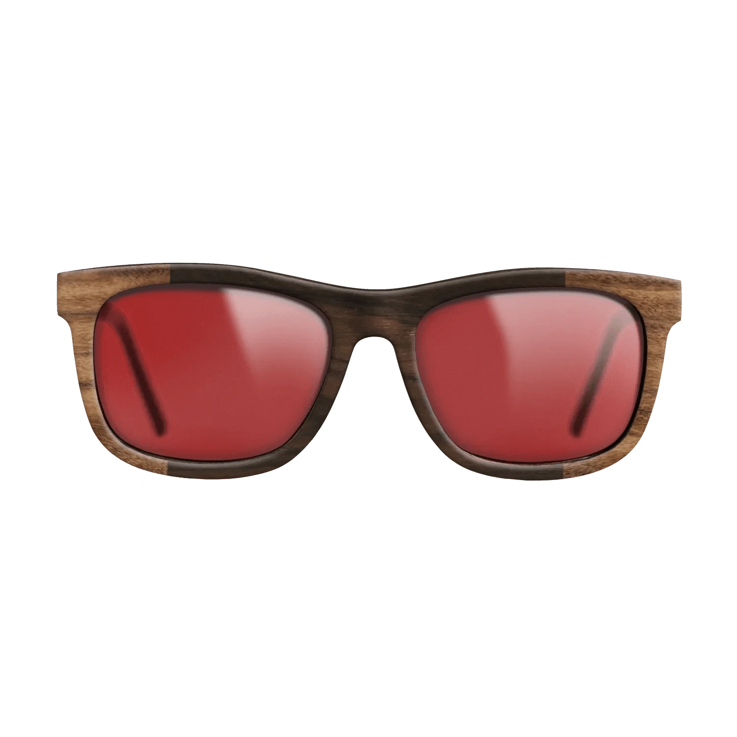 Ziricote Dark Quartered,Santos Rosewood Light: Bauhaus - The Hero - Square - SIRIS wood optic