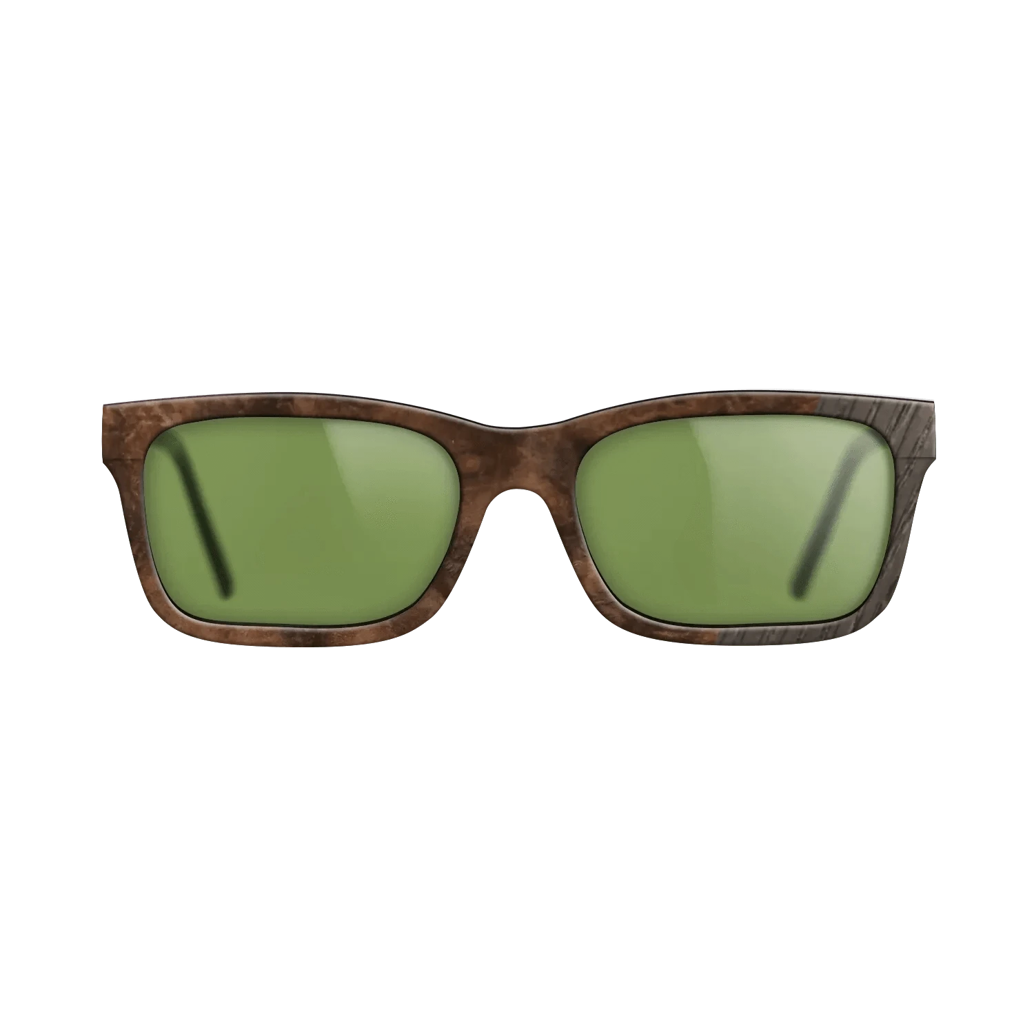 Walnut Burl,Fumed Oak: Dicut - The Sage - Rectangle - SIRIS wood optic