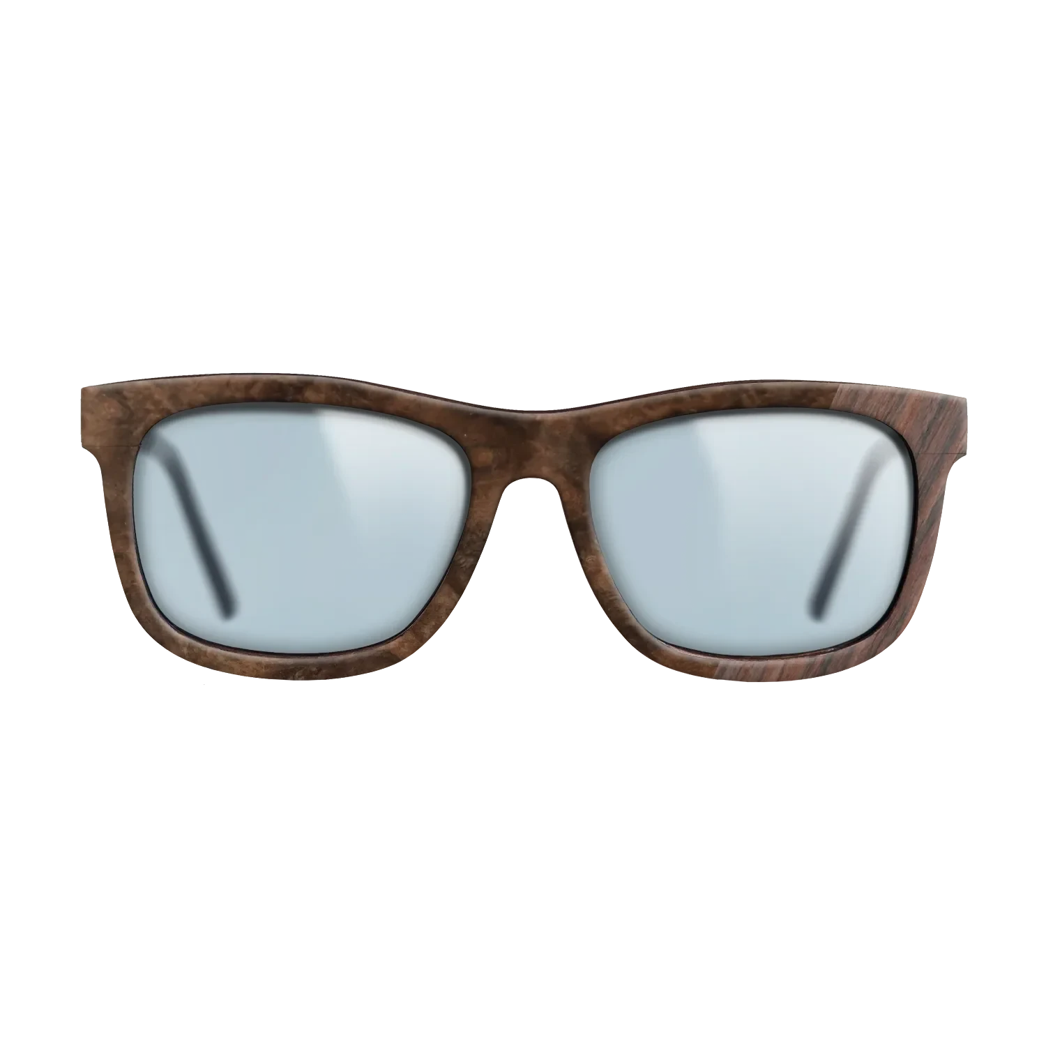 Walnut Burl,Rosewood Reconstituted: Dicut - The Hero - Square - SIRIS wood optic