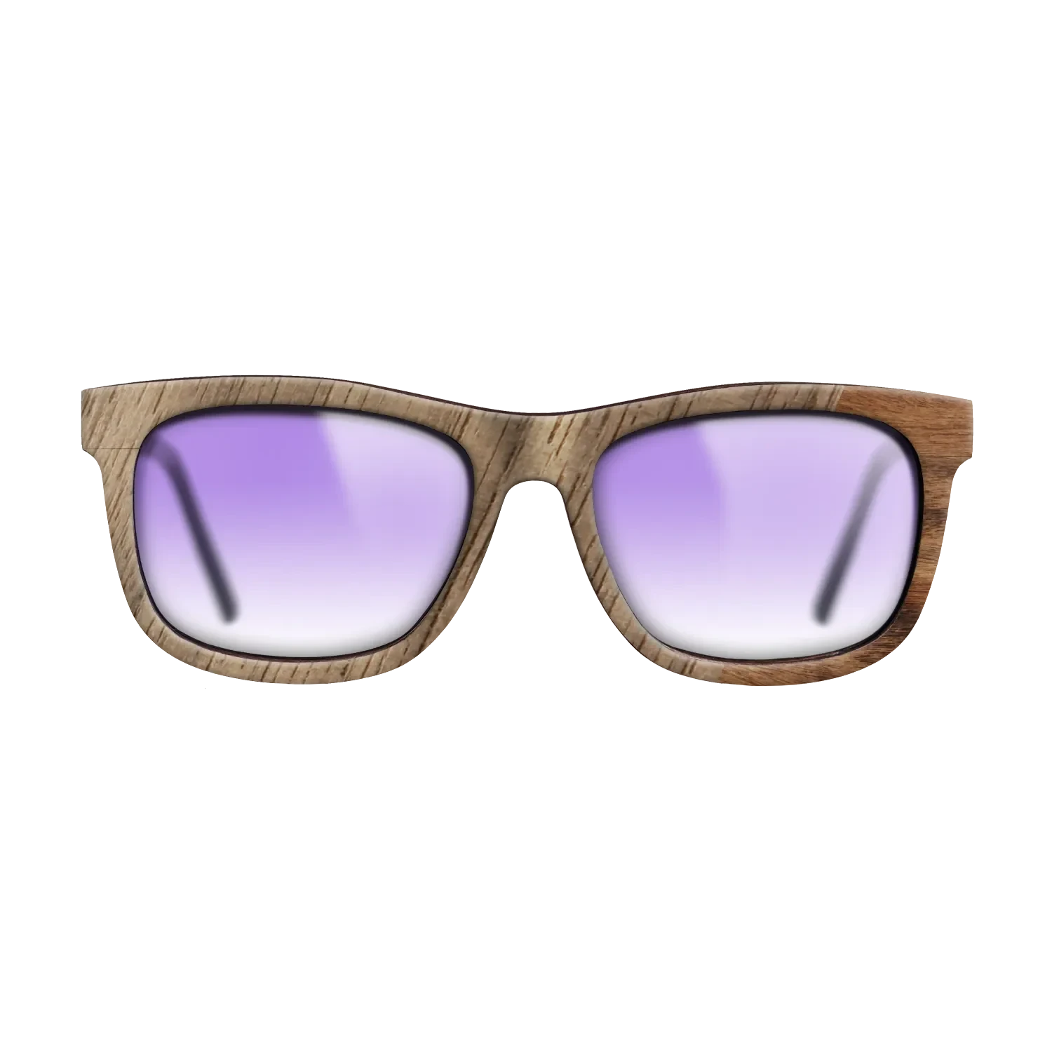 Walnut: Straight Grain,Santos Rosewood Light: Dicut - The Hero - Square - SIRIS wood optic