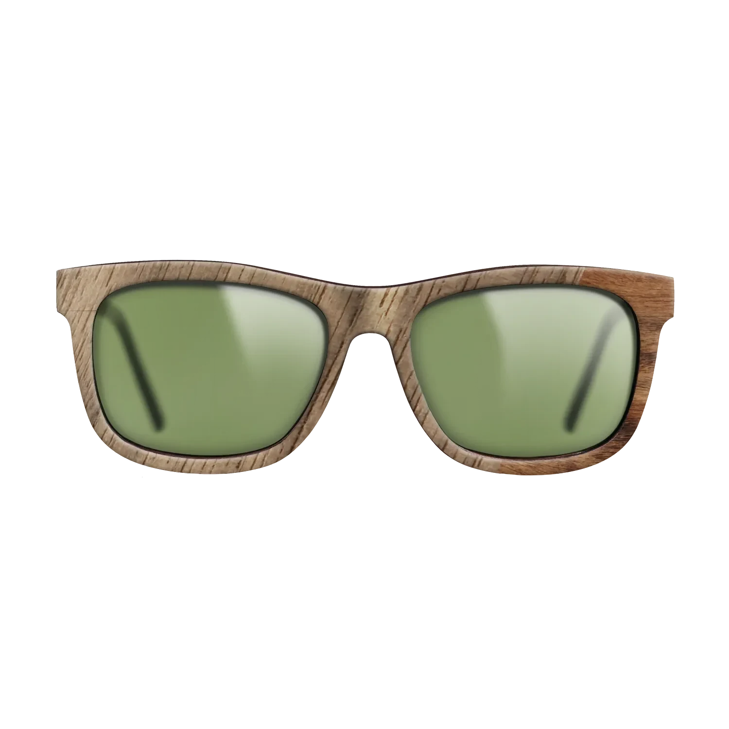 Walnut: Straight Grain,Santos Rosewood Light: Dicut - The Hero - Square - SIRIS wood optic