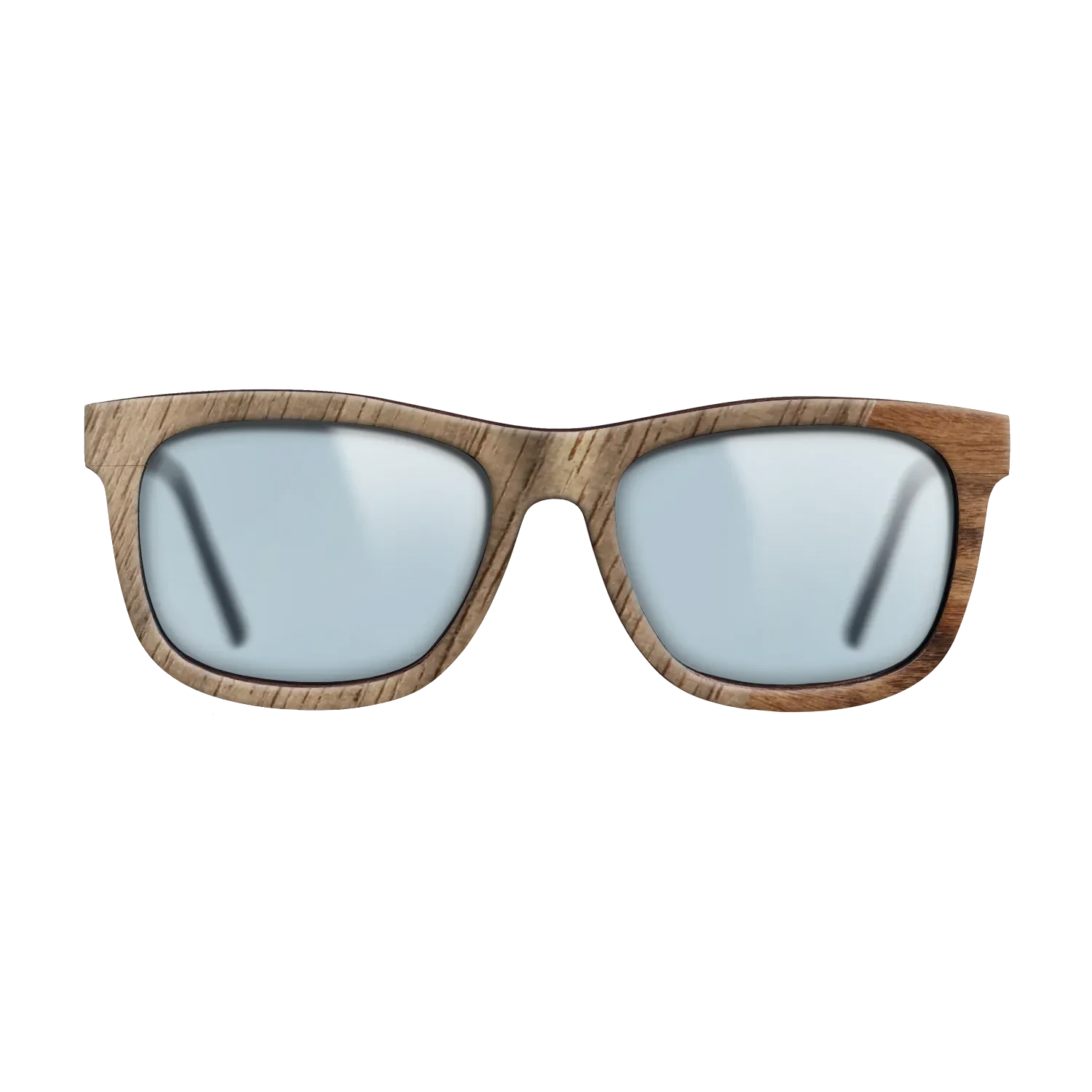 Walnut: Straight Grain,Santos Rosewood Light: Dicut - The Hero - Square - SIRIS wood optic