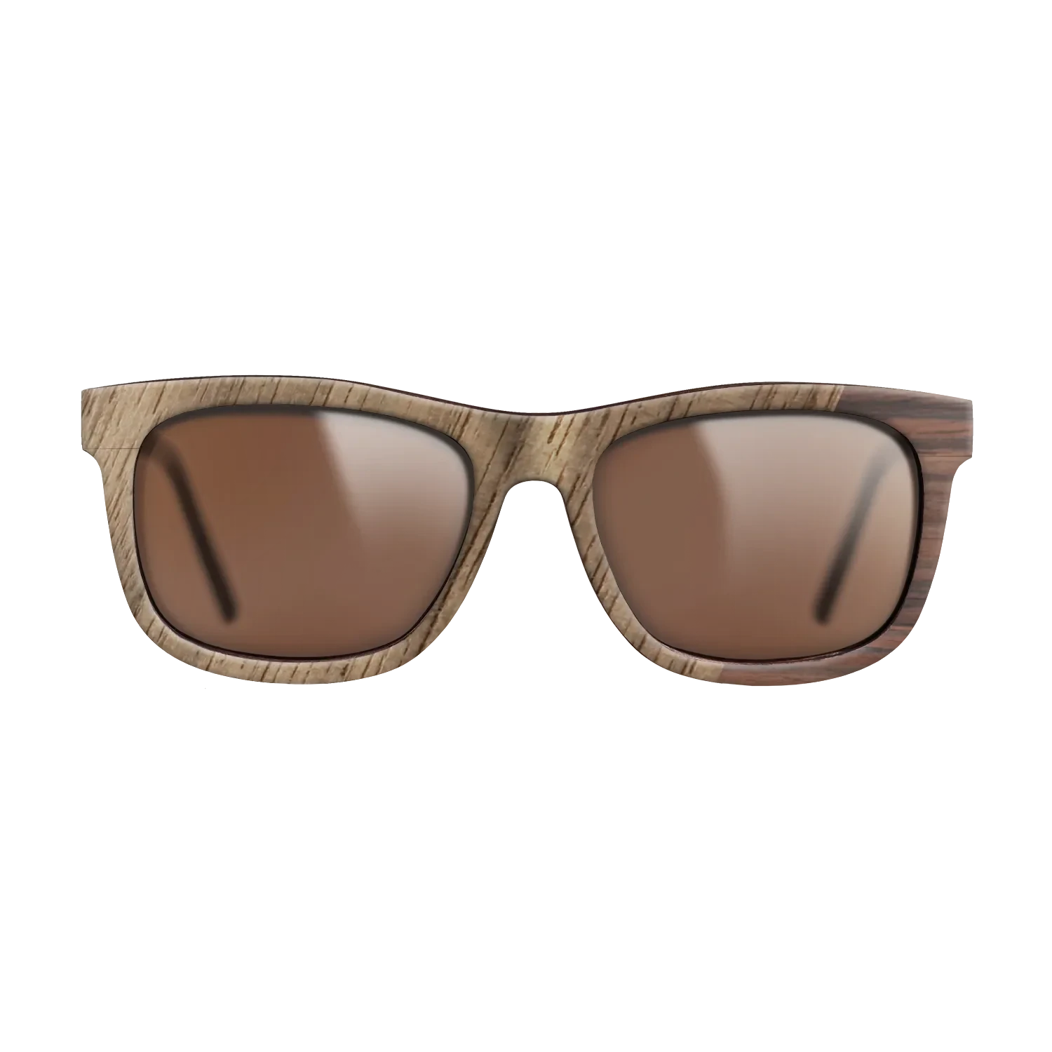 Walnut: Straight Grain,Rosewood Reconstituted: Dicut - The Hero - Square - SIRIS wood optic
