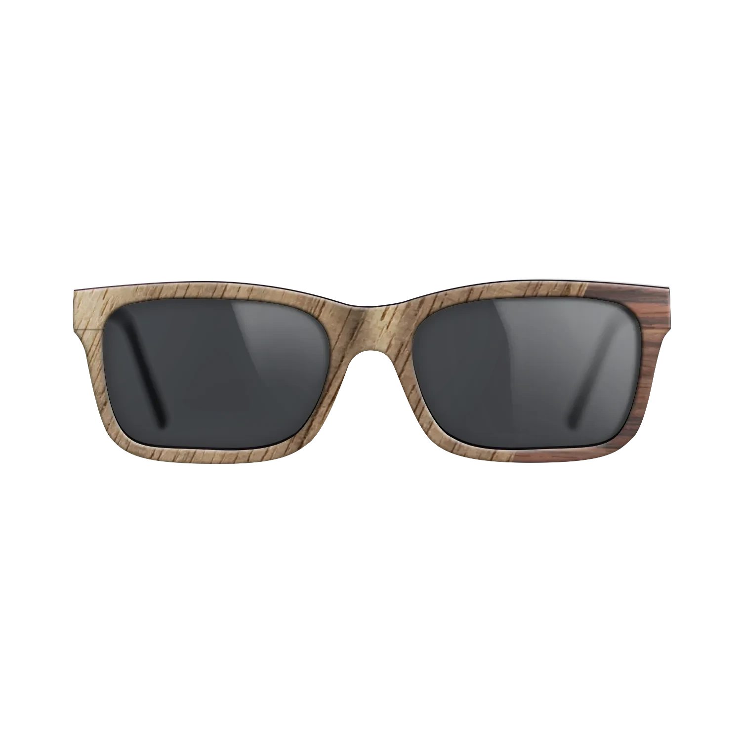 Walnut: Straight Grain,Rosewood Reconstituted: Dicut - The Sage - Rectangle - SIRIS wood optic
