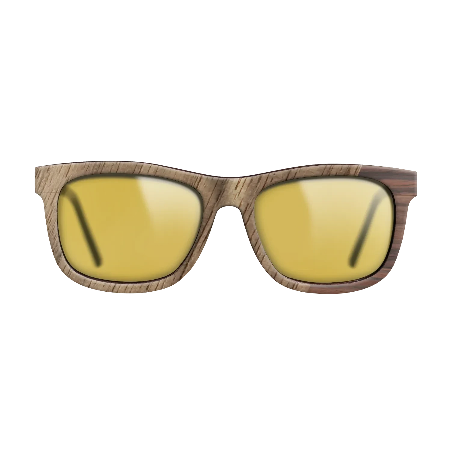 Walnut: Straight Grain,Rosewood Reconstituted: Dicut - The Hero - Square - SIRIS wood optic