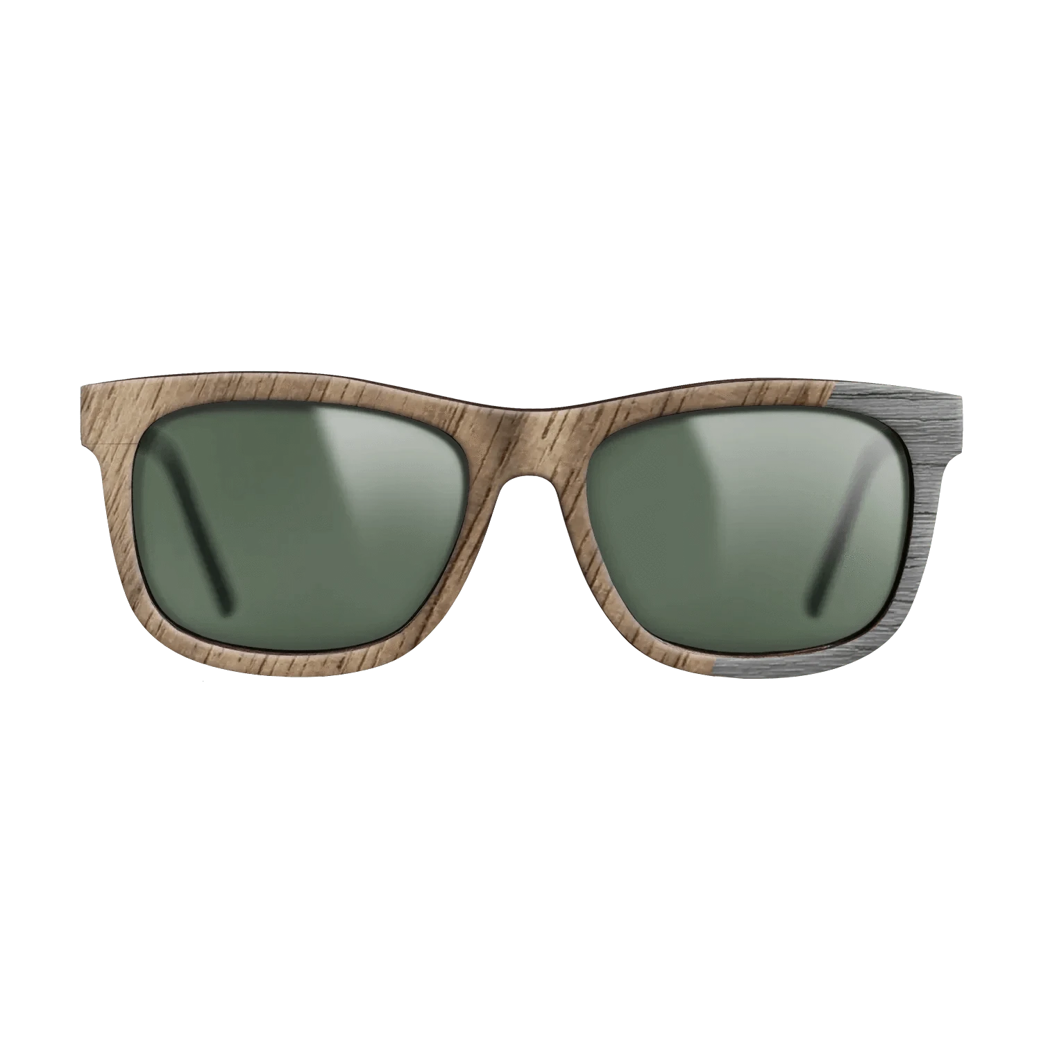 Walnut: Straight Grain,Poplar Dyed: Grey: Dicut - The Hero - Square - SIRIS wood optic