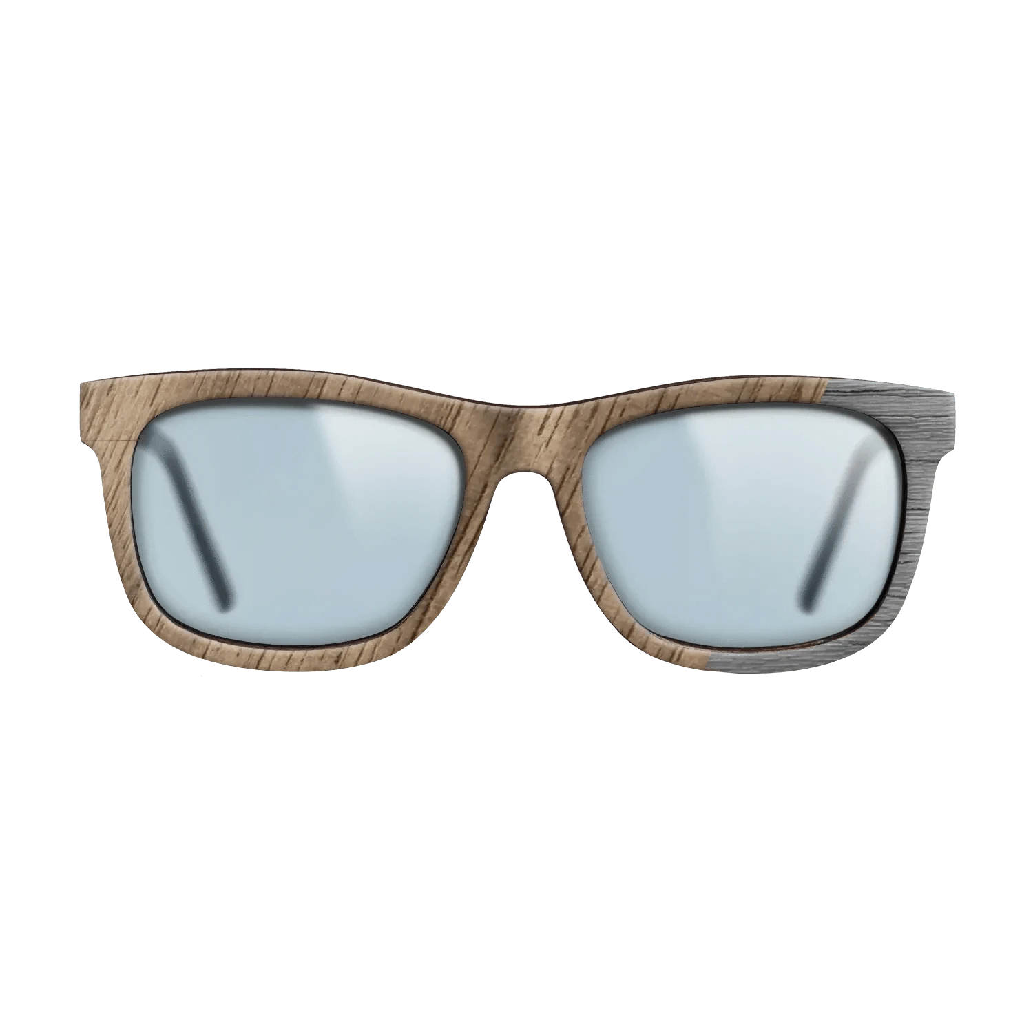 Walnut: Straight Grain,Poplar Dyed: Grey: Dicut - The Hero - Square - SIRIS wood optic