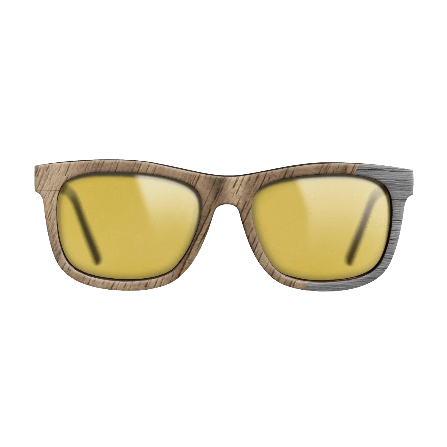 Walnut: Straight Grain,Poplar Dyed: Grey: Dicut - The Hero - Square - SIRIS wood optic