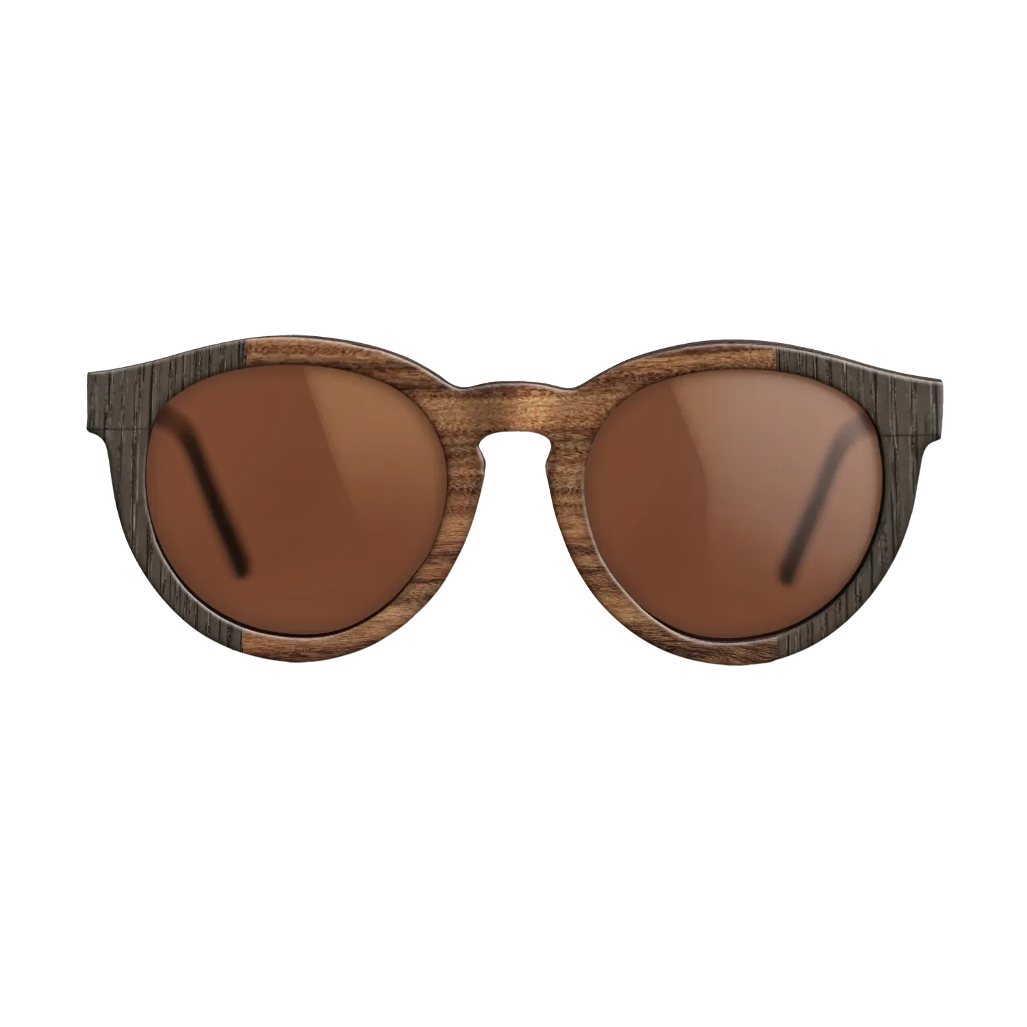 Santos Rosewood Light,Walnut Claro Dark,Fumed Oak: Recursive - The Rebel - Round - SIRIS wood optic