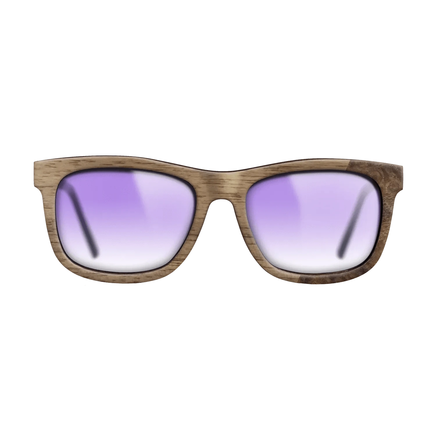 Walnut: Straight Grain,Walnut Burl: Dicut - The Hero - Square - SIRIS wood optic