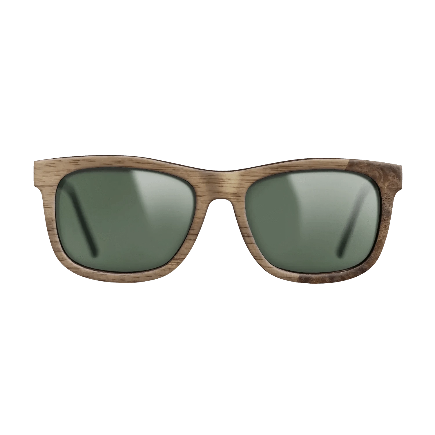 Walnut: Straight Grain,Walnut Burl: Dicut - The Hero - Square - SIRIS wood optic