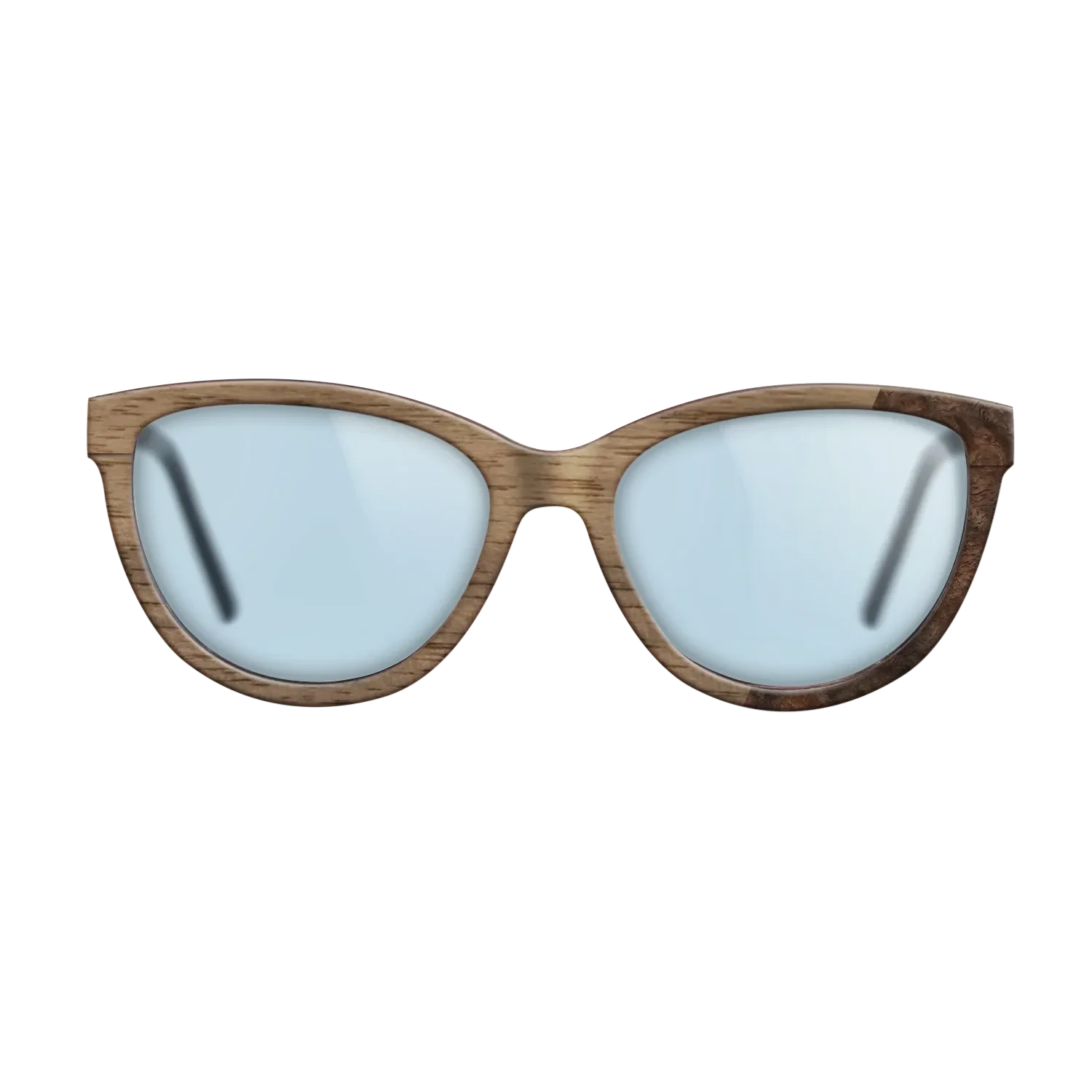 Walnut: Straight Grain,Walnut Burl: Dicut - The Maiden - Cat - SIRIS wood optic