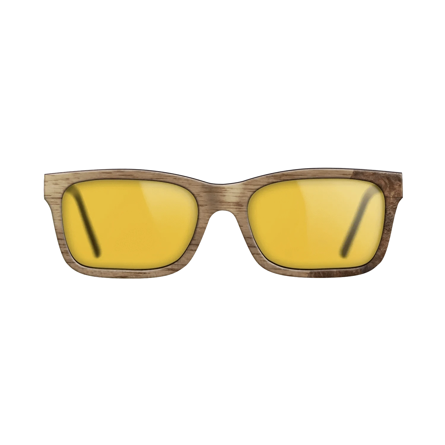 Walnut: Straight Grain,Walnut Burl: Dicut - The Sage - Rectangle - SIRIS wood optic