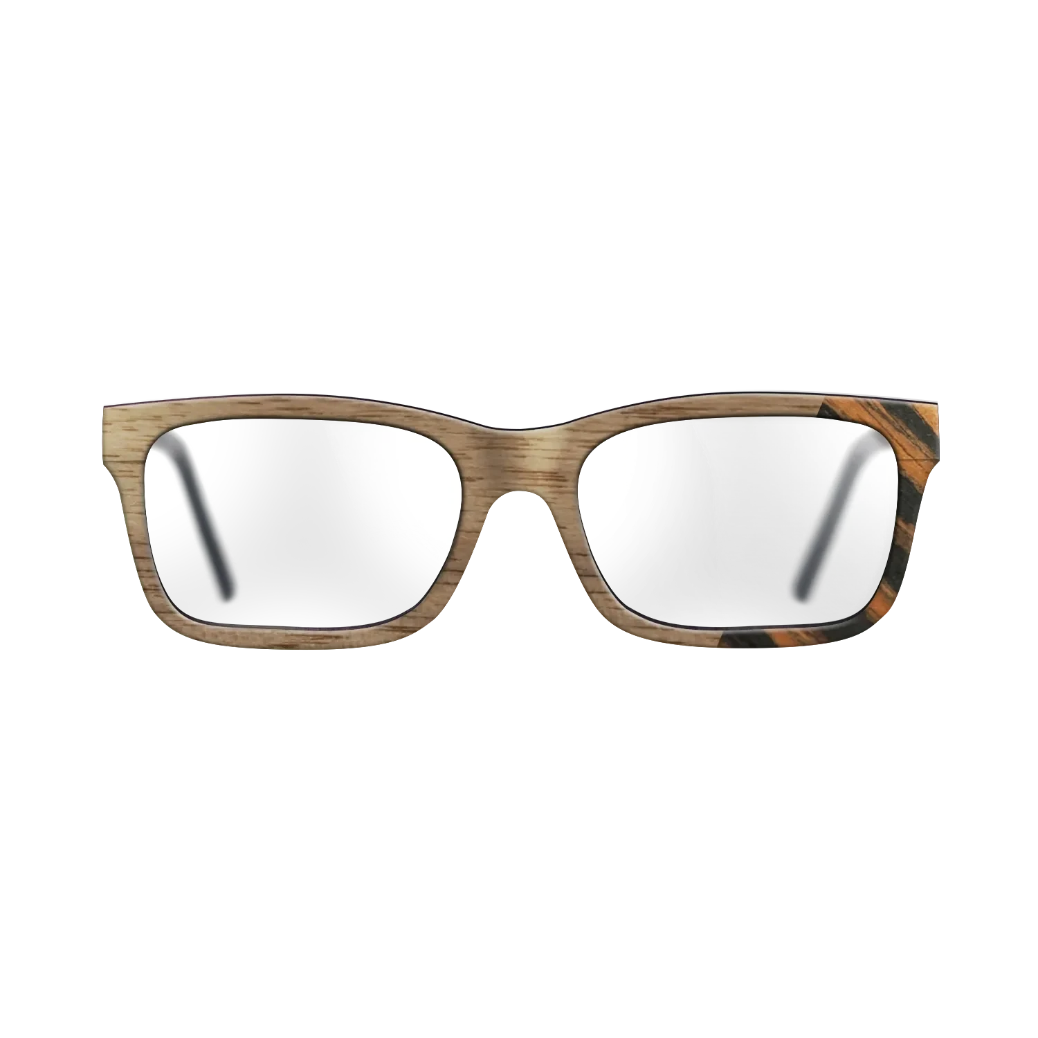 Walnut: Straight Grain,Italian Ebony: Dicut - The Sage - Rectangle - SIRIS wood optic
