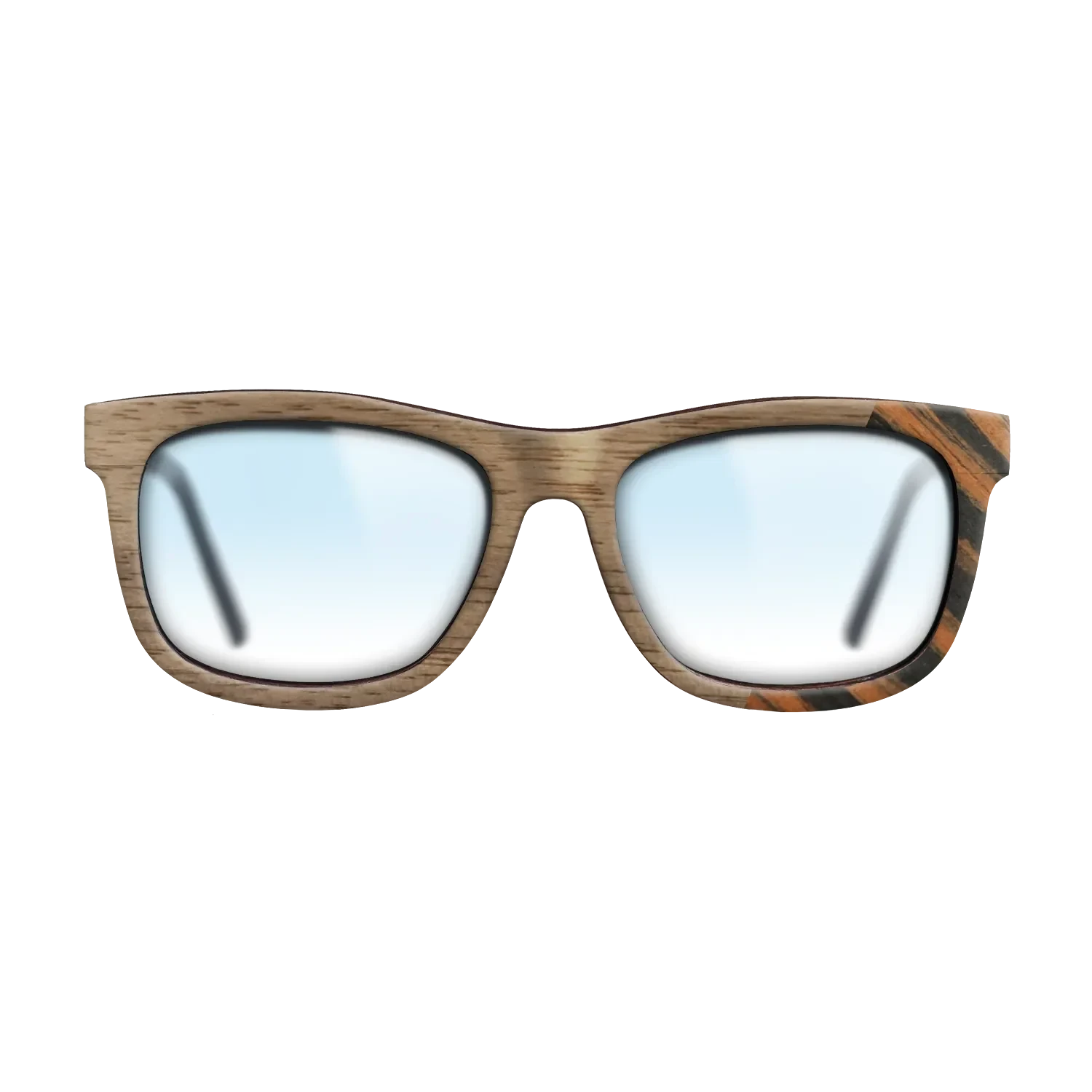 Walnut: Straight Grain,Italian Ebony: Dicut - The Hero - Square - SIRIS wood optic