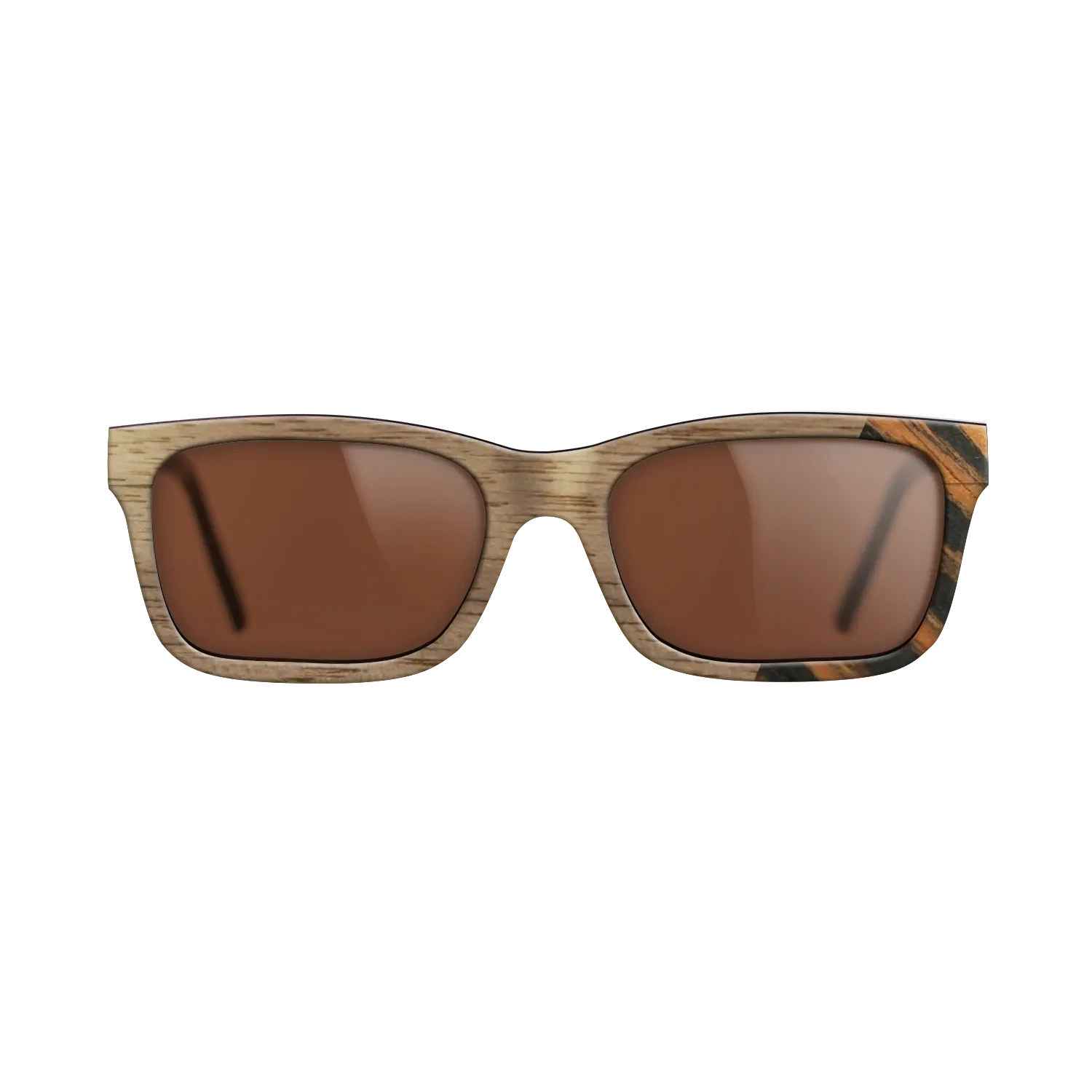 Walnut: Straight Grain,Italian Ebony: Dicut - The Sage - Rectangle - SIRIS wood optic