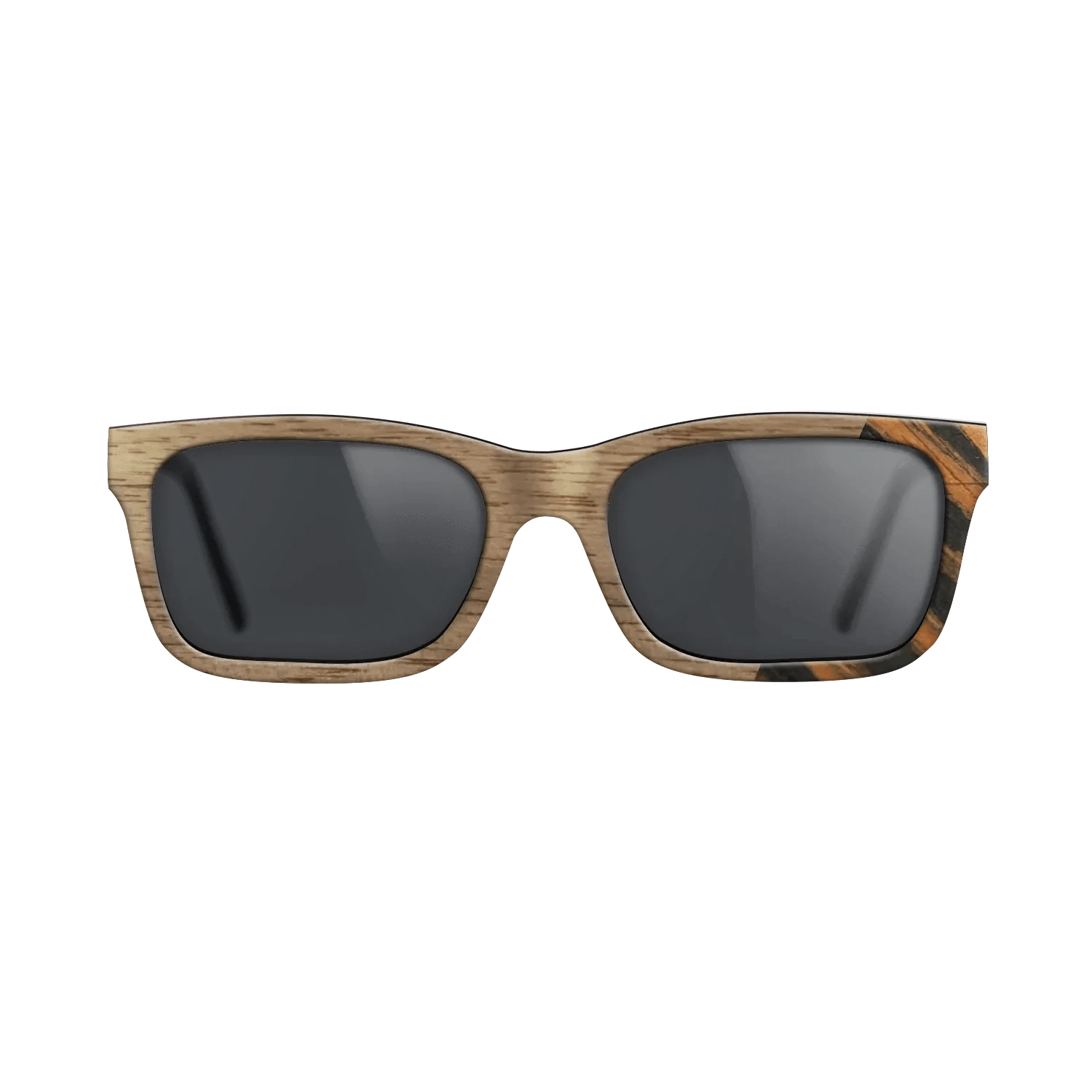 Walnut: Straight Grain,Italian Ebony: Dicut - The Sage - Rectangle - SIRIS wood optic