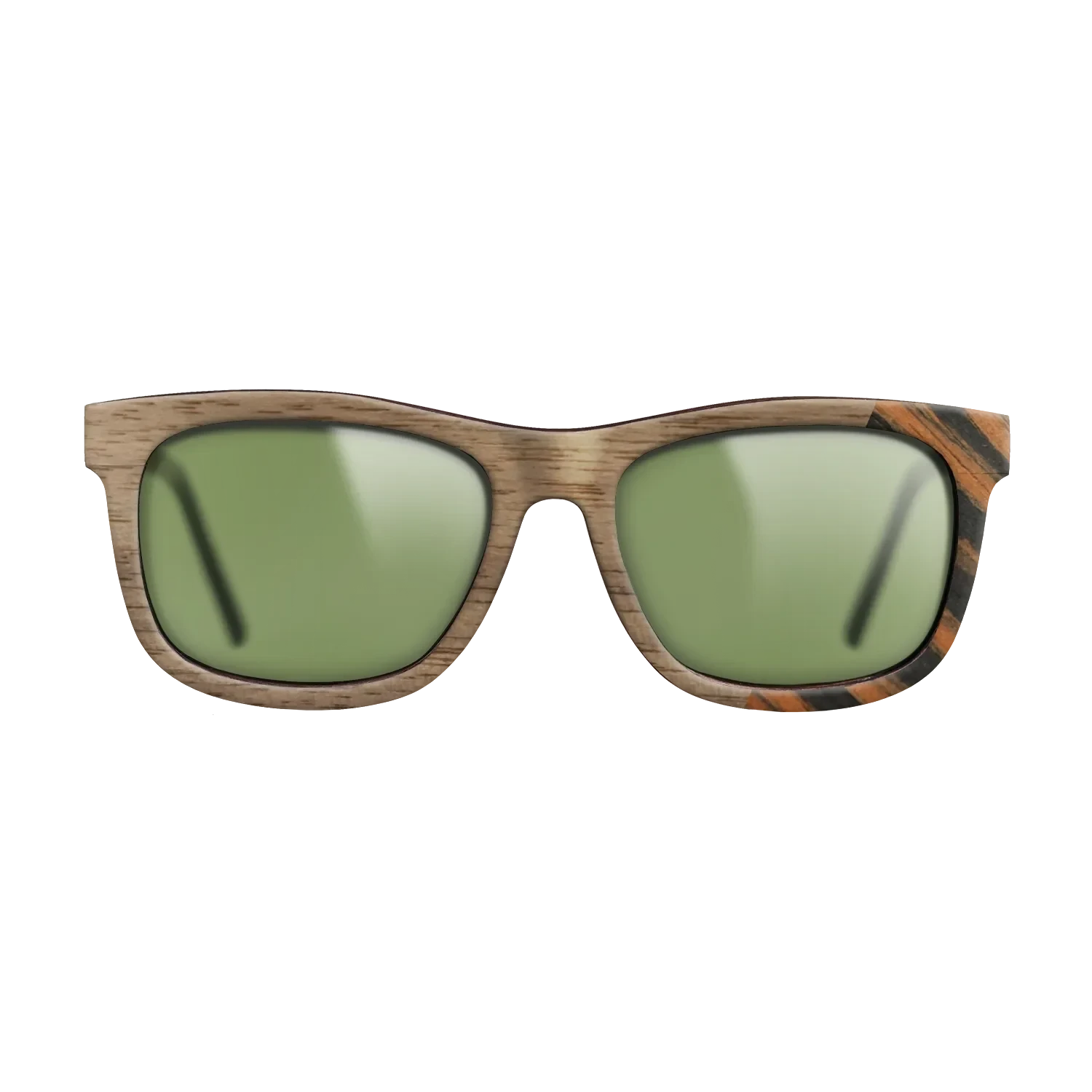 Walnut: Straight Grain,Italian Ebony: Dicut - The Hero - Square - SIRIS wood optic