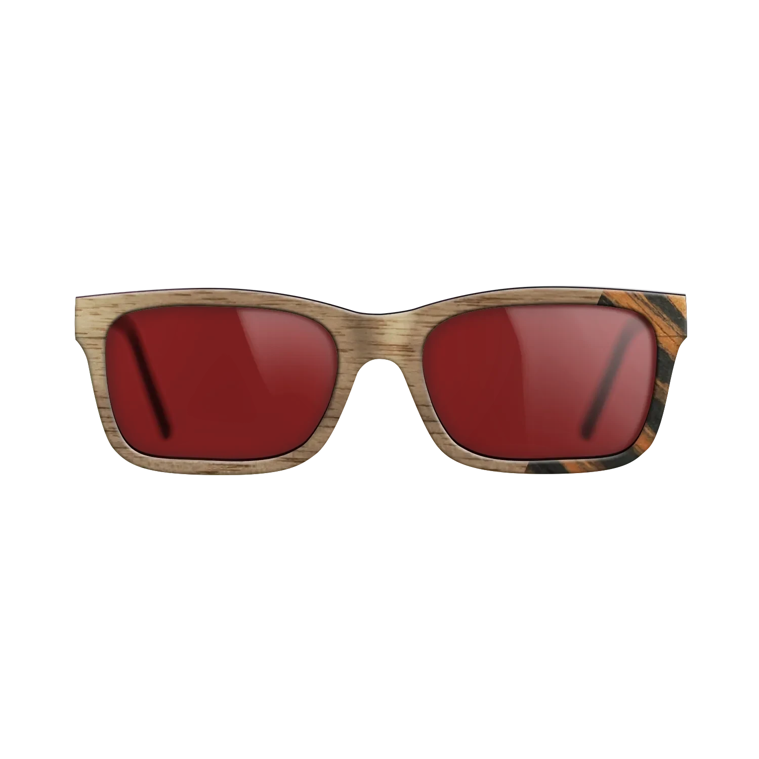 Walnut: Straight Grain,Italian Ebony: Dicut - The Sage - Rectangle - SIRIS wood optic