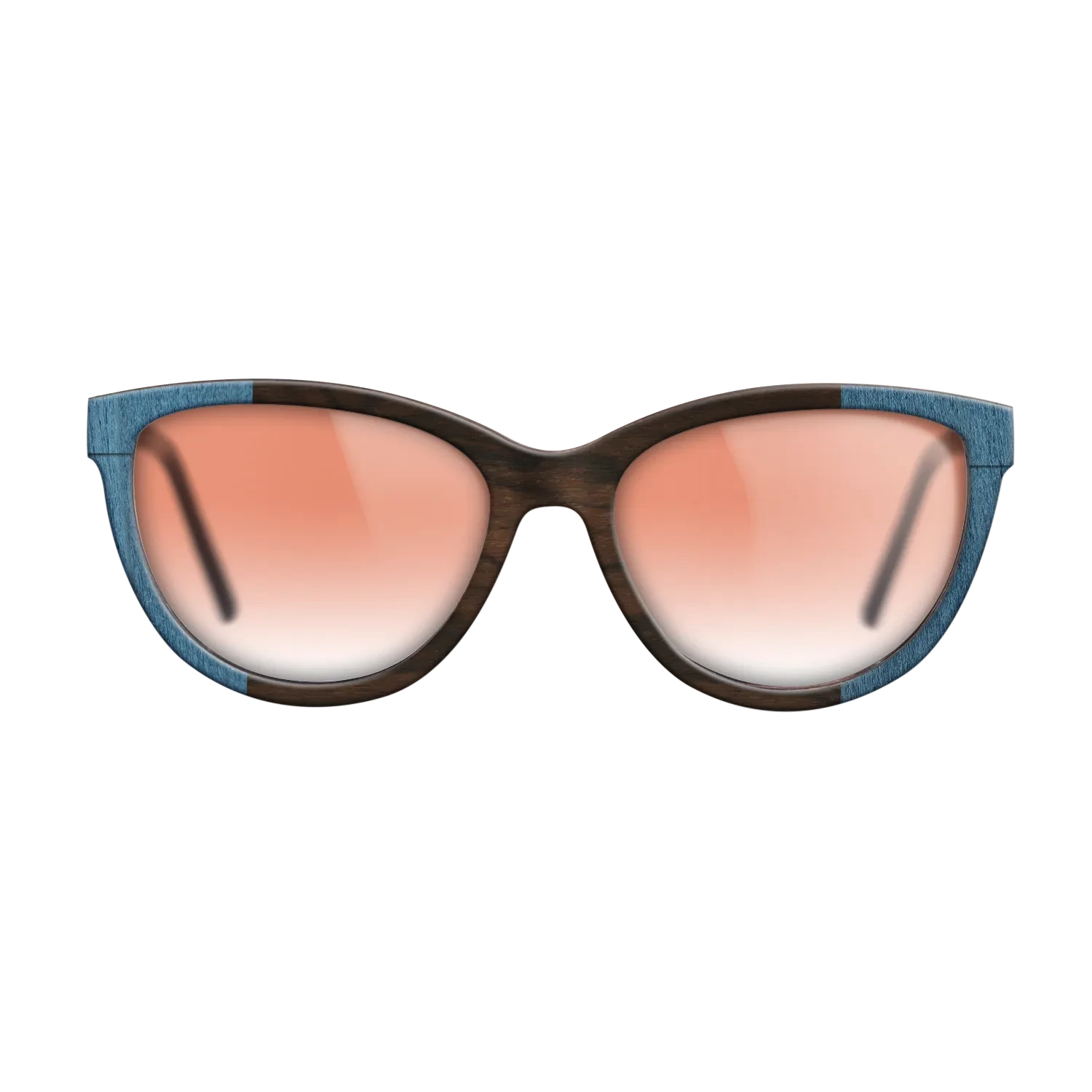 Wenge,Poplar Dyed: Blue Denim,Ziricote Dark Quartered: Recursive - The Maiden - Cat - SIRIS wood optic