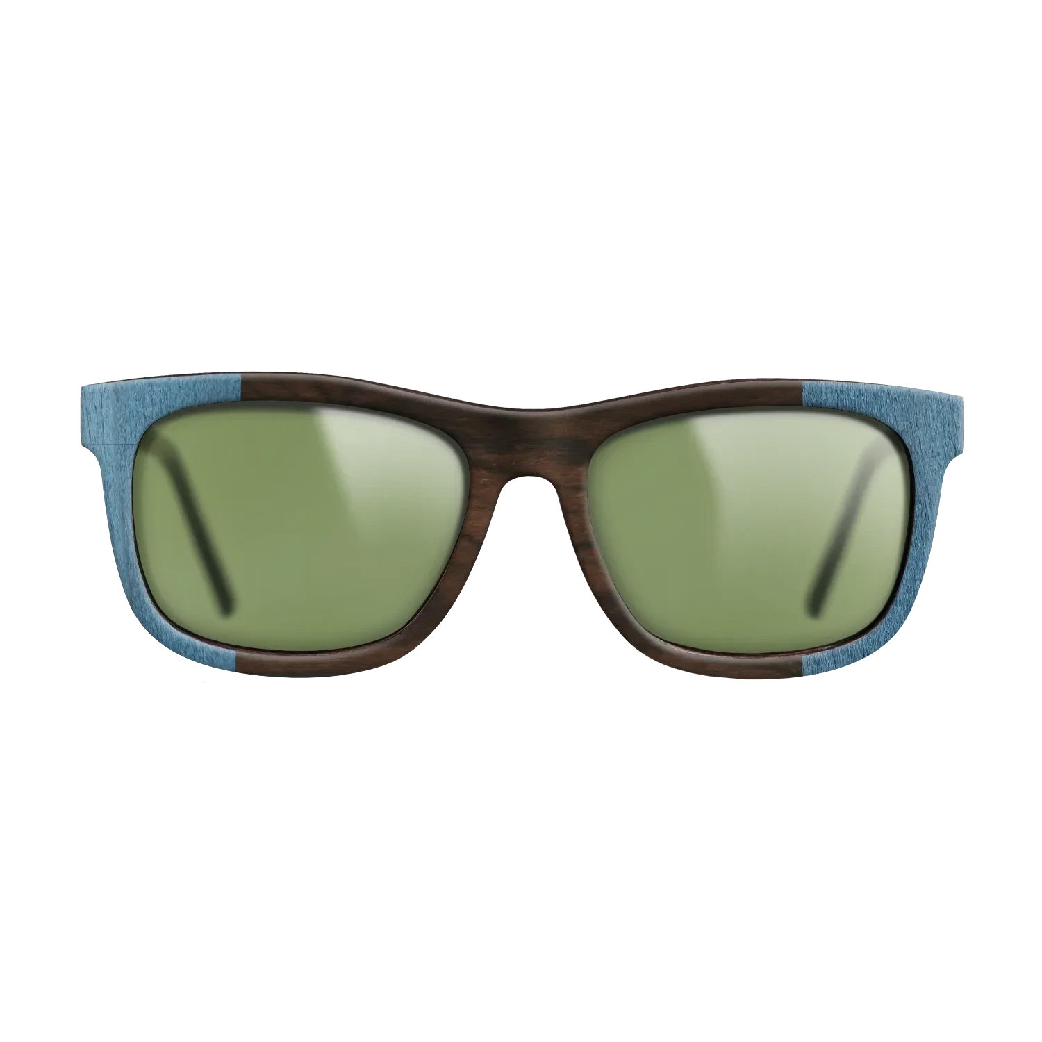 Wenge,Poplar Dyed: Blue Denim,Ziricote Dark Quartered: Recursive - The Hero - Square - SIRIS wood optic