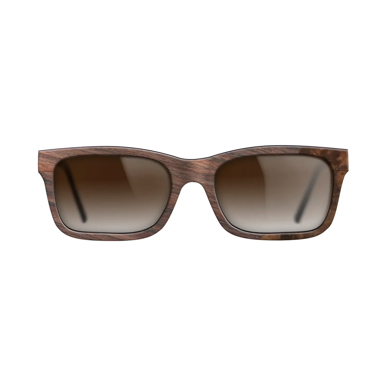 Rosewood Reconstituted,Walnut Burl: Dicut - The Sage - Rectangle - SIRIS wood optic