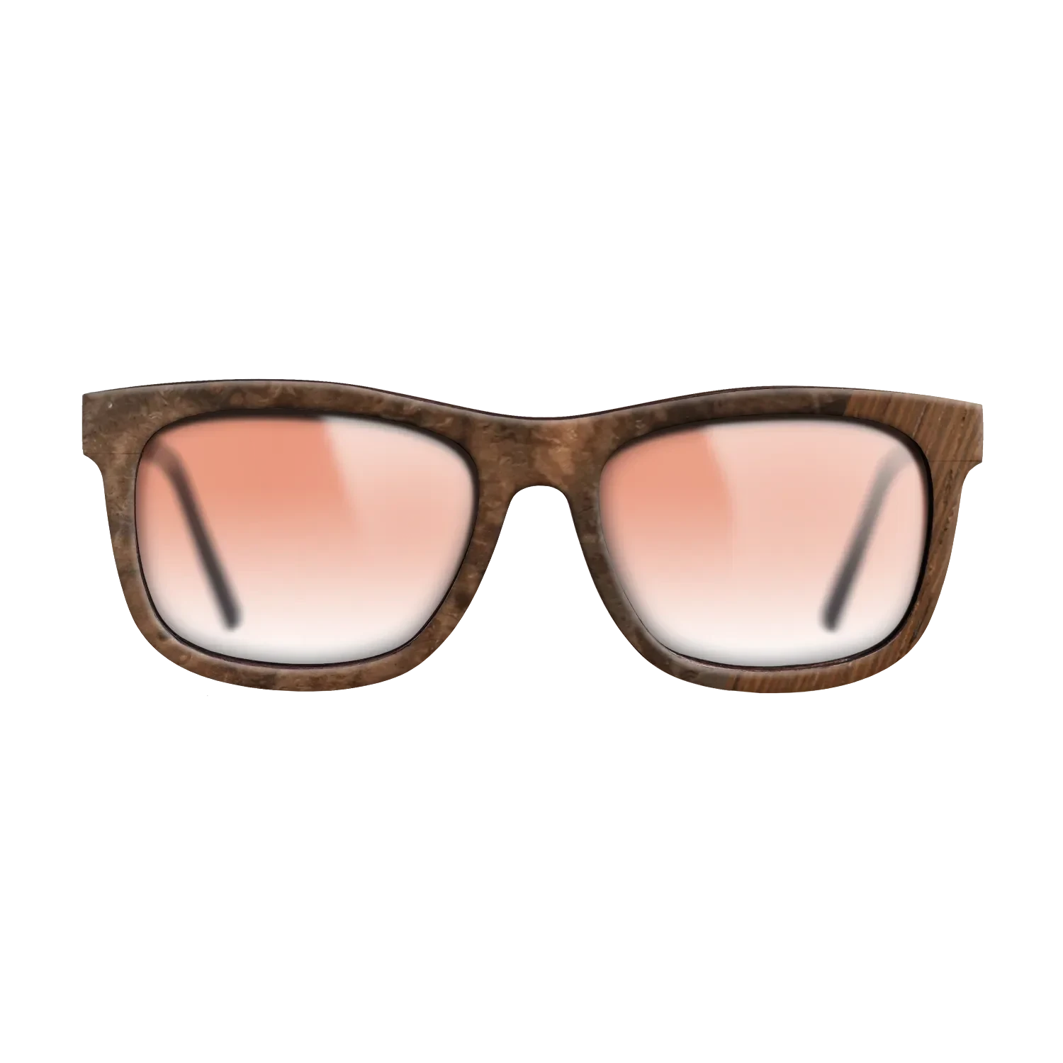 Walnut Burl,Wenge: Dicut - The Hero - Square - SIRIS wood optic