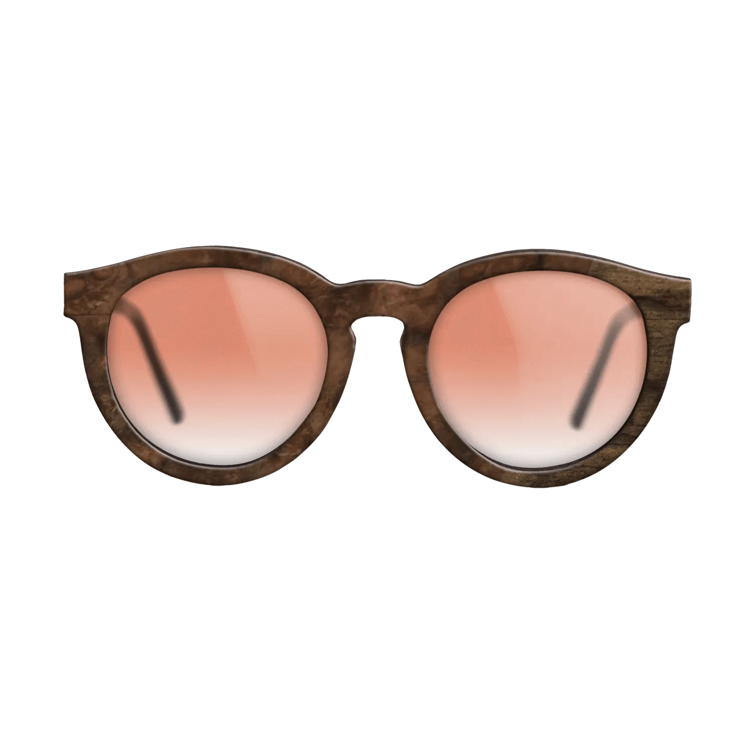 Walnut Burl,Ziricote Dark Quartered: Dicut - The Rebel - Round - SIRIS wood optic