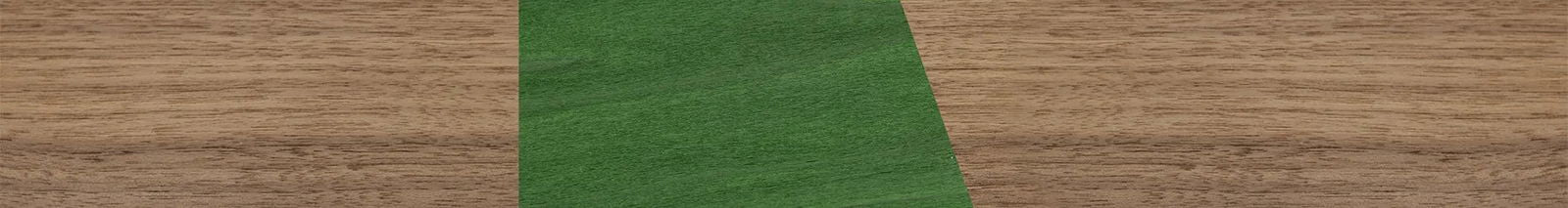 Green Poplar Angle Walnut - The Sage - Rectangle - 2107 - Chroma - SIRIS wood optic