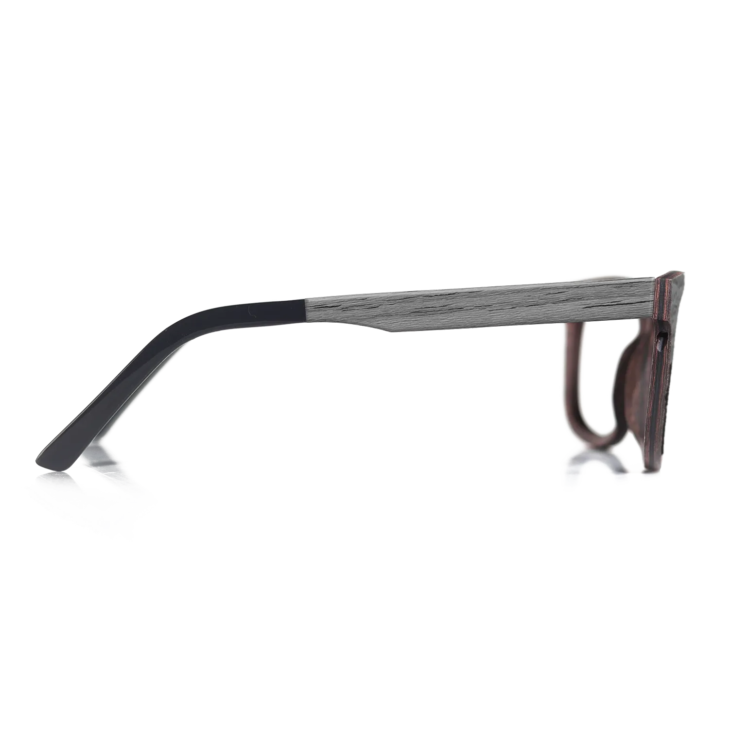 GreyPoplar Tophalf BlackWalnut- Web - The Rebel - Round - 2129- Noir - SIRIS wood optic