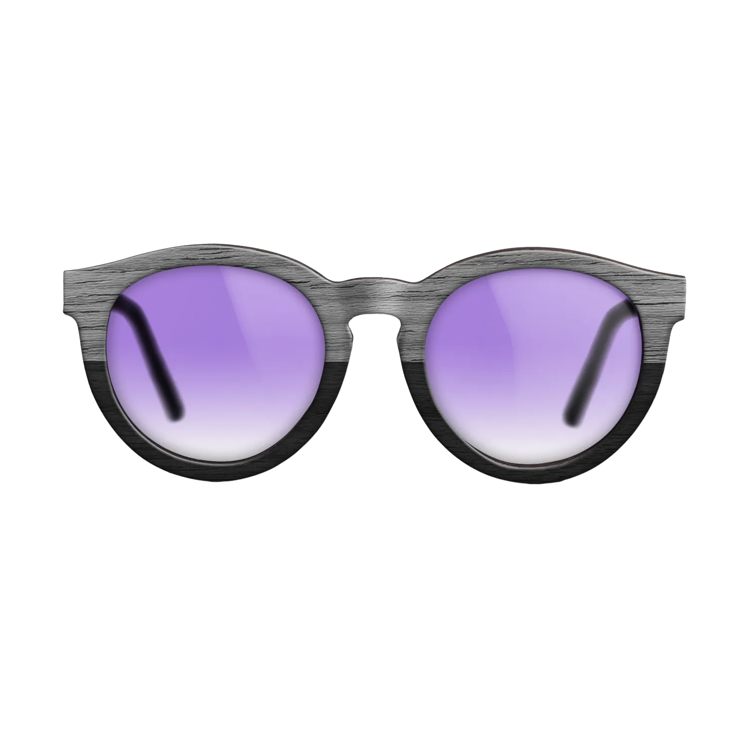 GreyPoplar Tophalf BlackWalnut- Web - The Rebel - Round - 2129- Noir - SIRIS wood optic