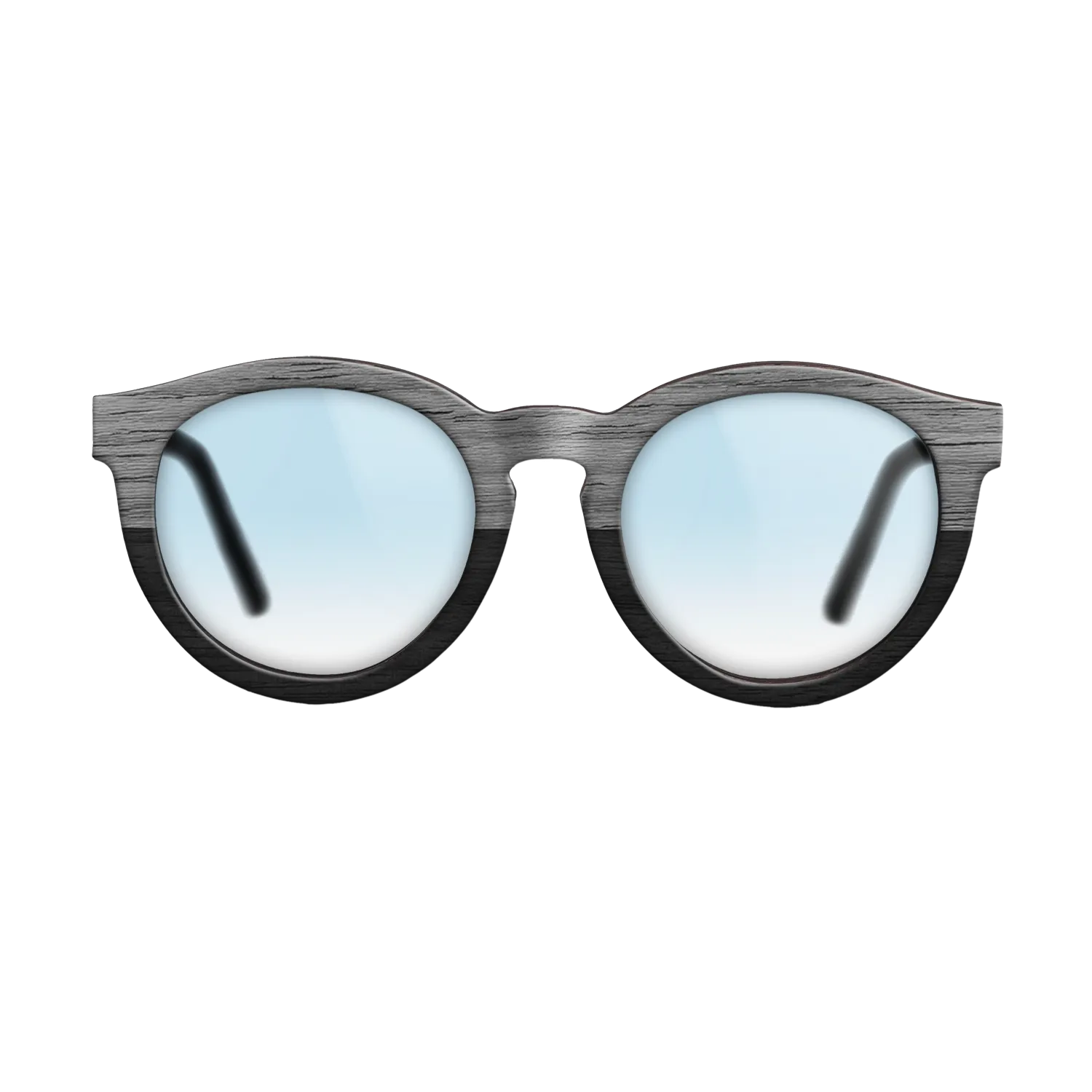 GreyPoplar Tophalf BlackWalnut- Web - The Rebel - Round - 2129- Noir - SIRIS wood optic