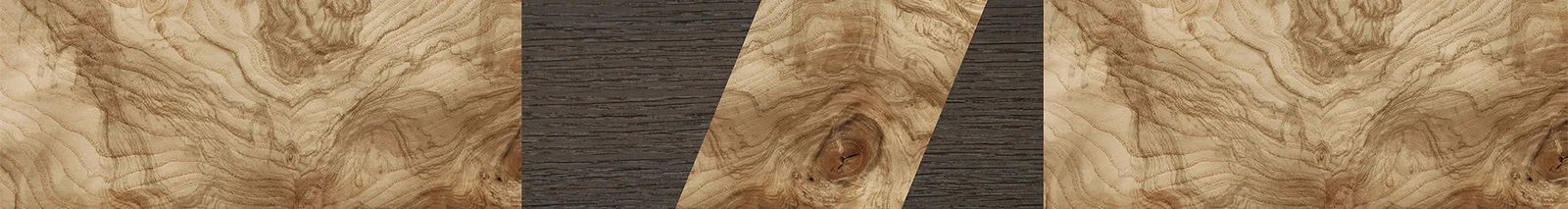 Grey Oak,Fumed Oak,Walnut: Straight Grain: Angle Cut - The Hero - Square - 1154 - SIRIS wood optic